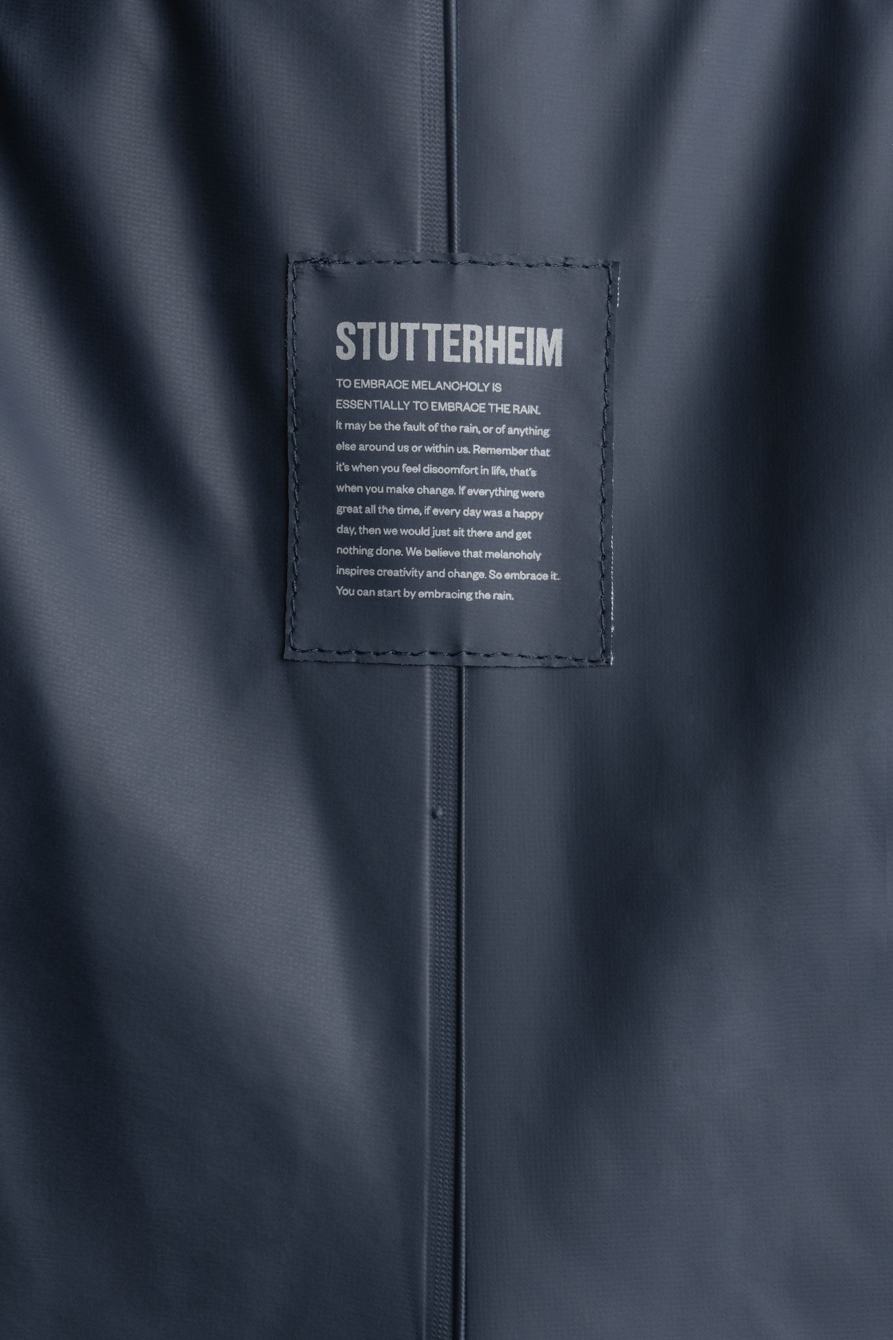 stutterheim dungaree mini winter navy kids overalls
