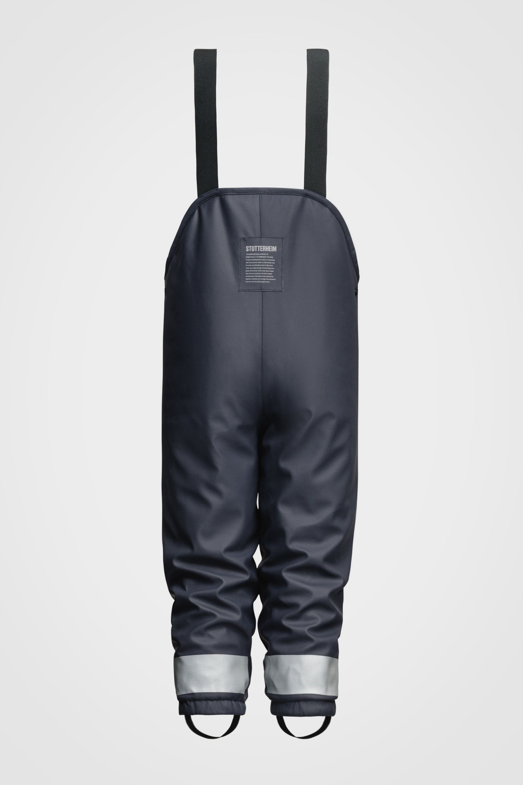stutterheim dungaree mini winter navy kids overalls