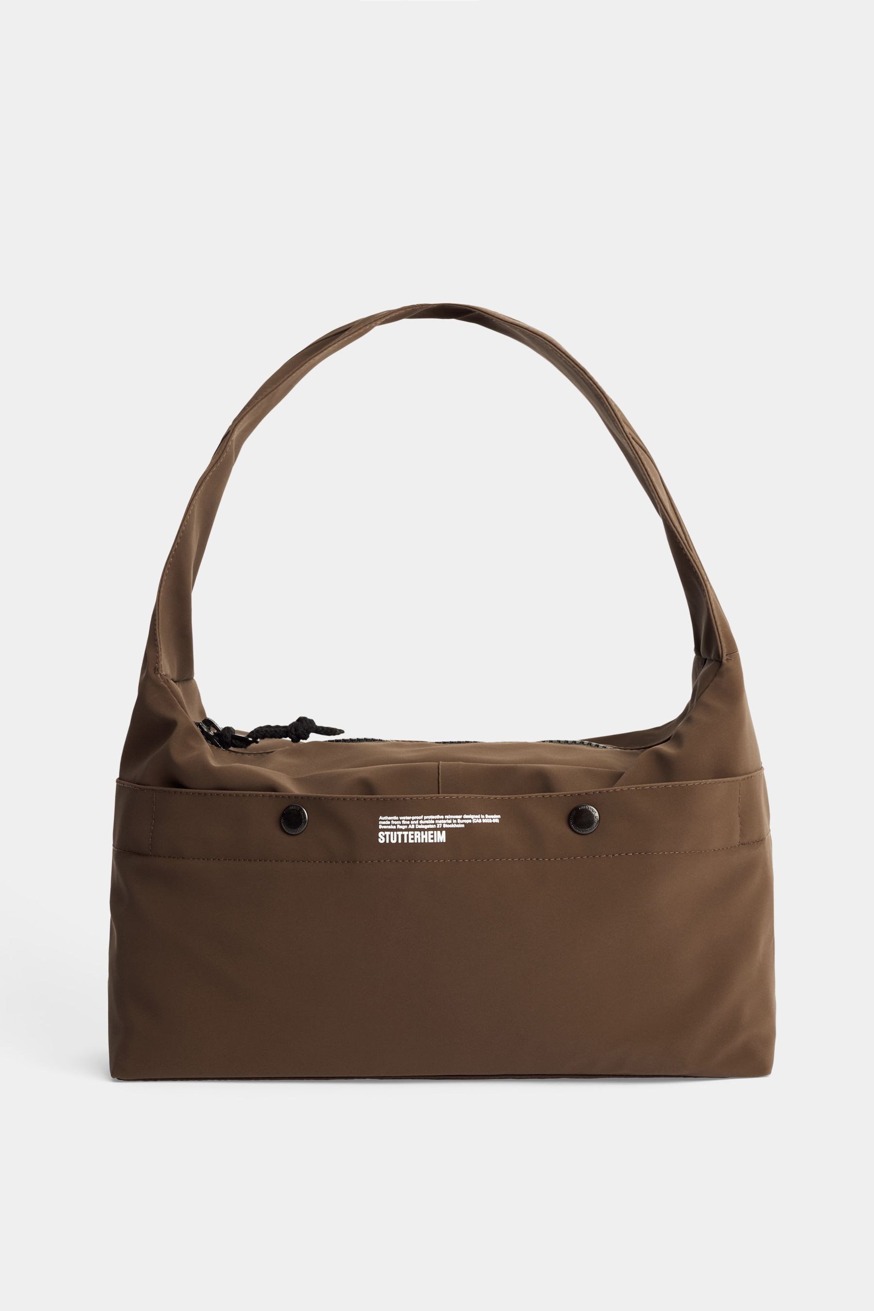 stutterheim ewa bag matte dark brown accessories bags shoulder-bags