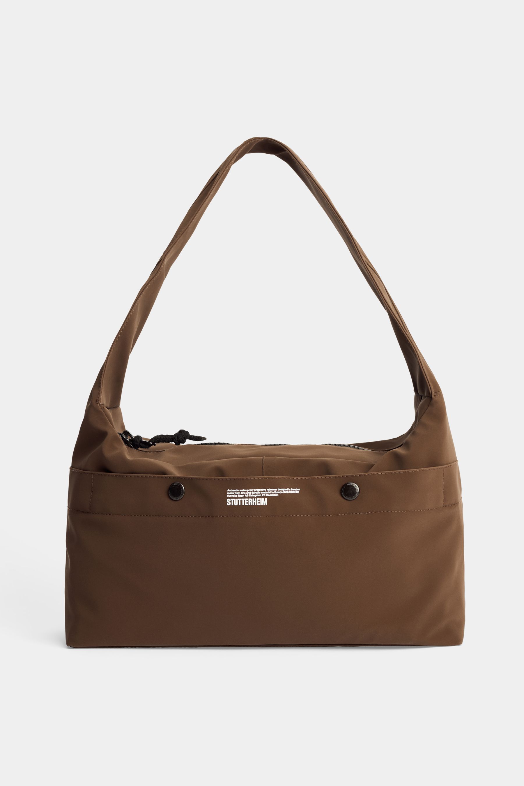 stutterheim ewa bag matte dark brown accessories bags shoulder-bags