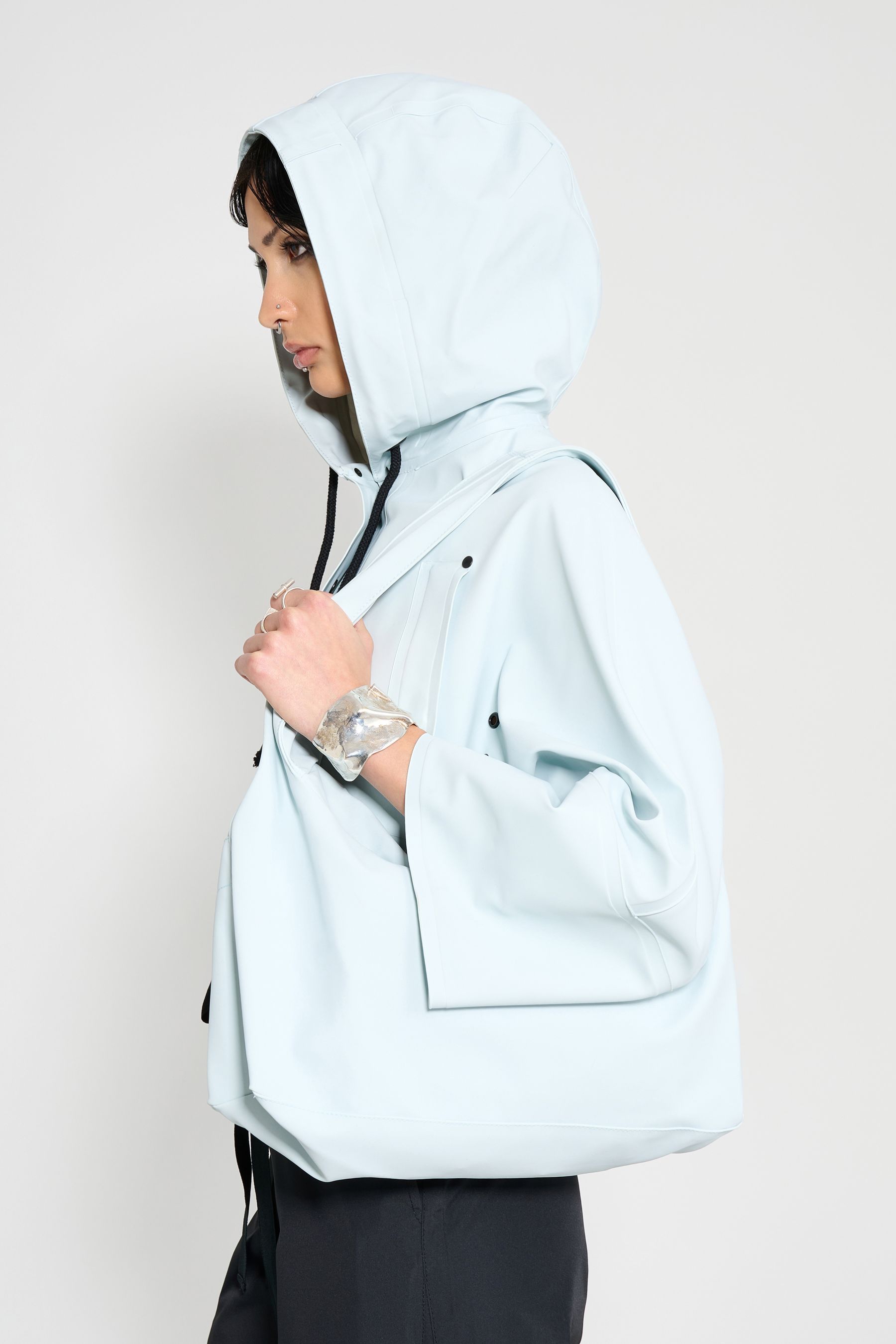 stutterheim ewa bag matte frost grey accessories bags shoulder-bags