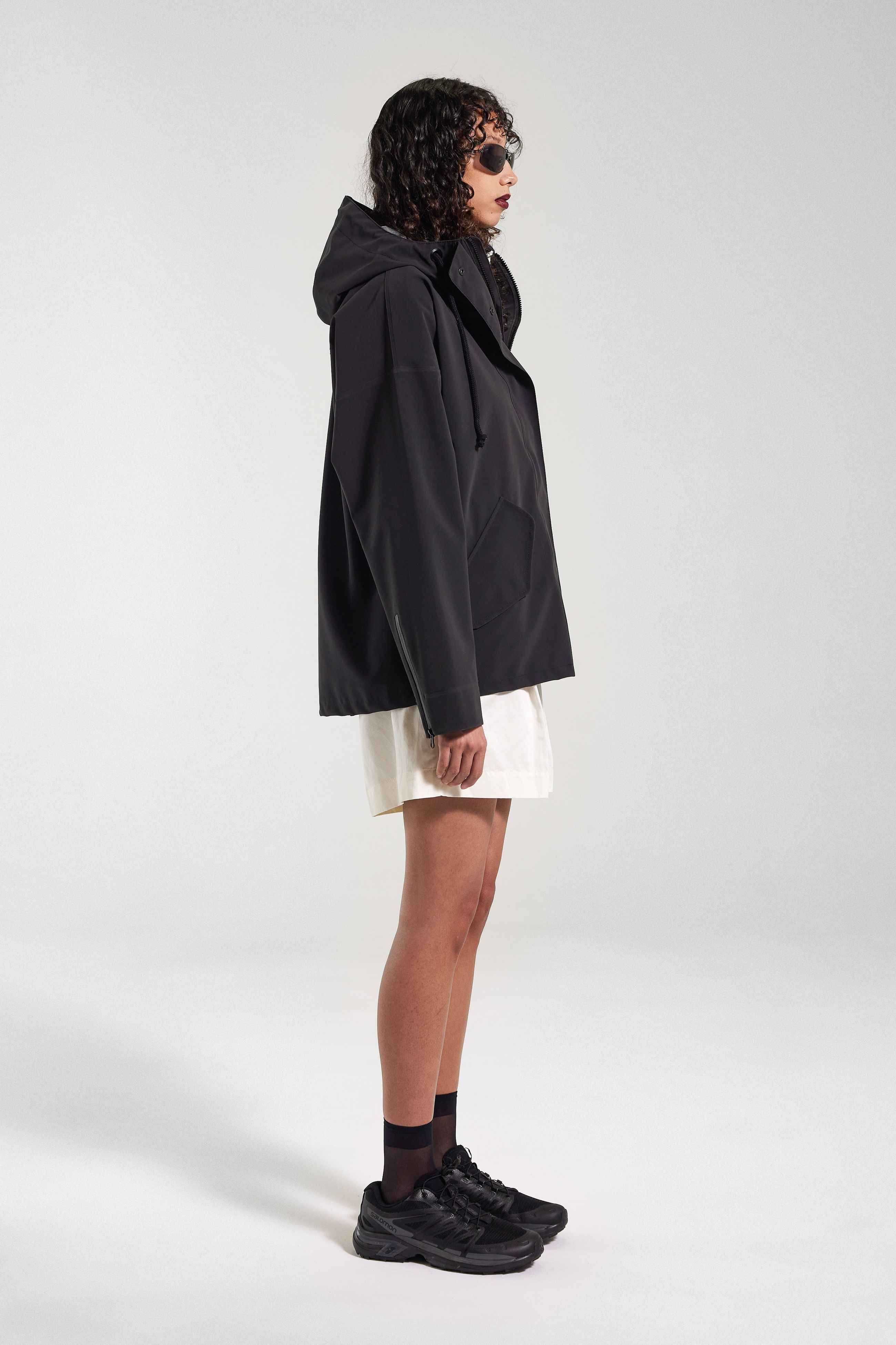 Stutterheim Faversham Matte Raincoat In Black