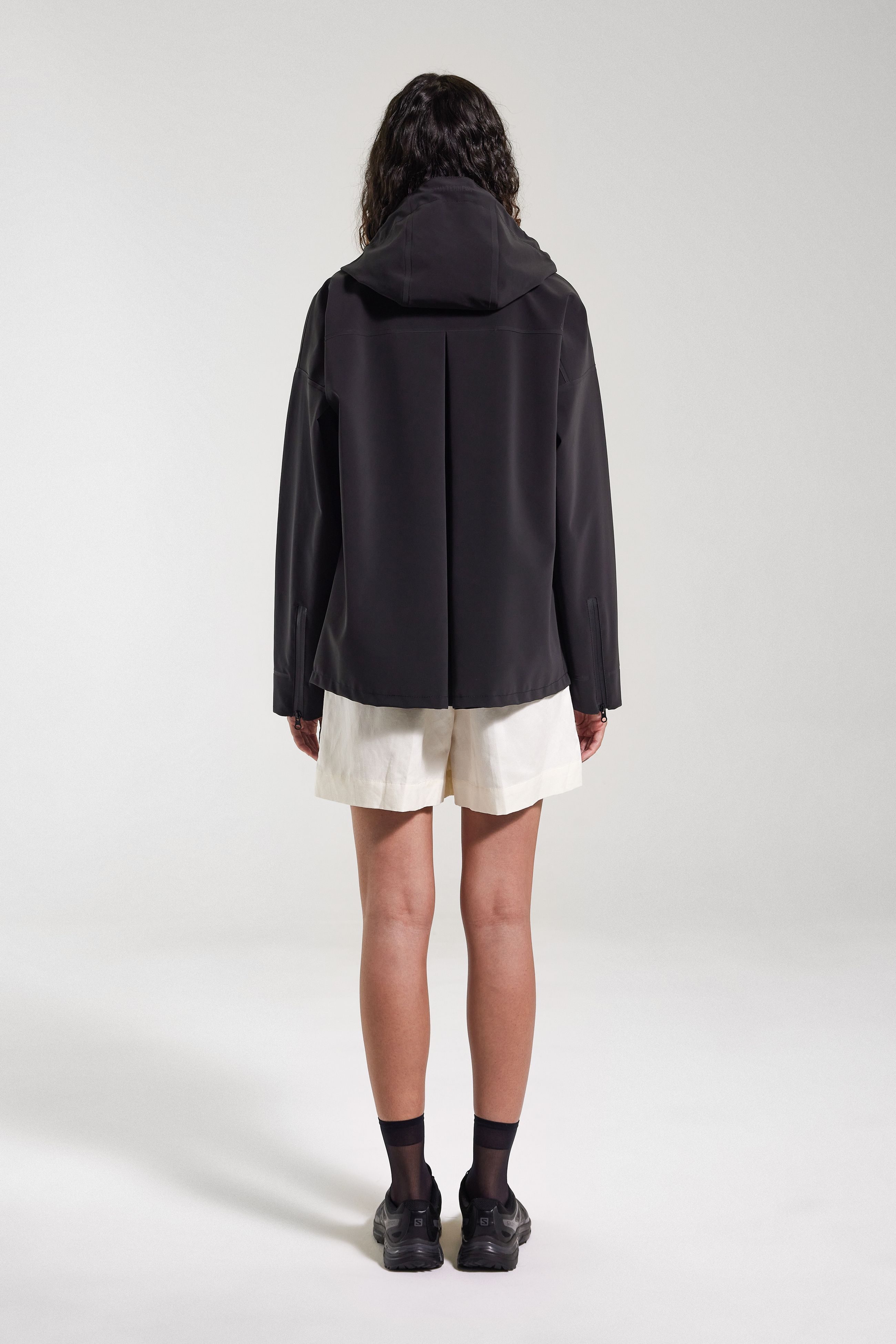 Stutterheim Faversham Matte Raincoat In Black