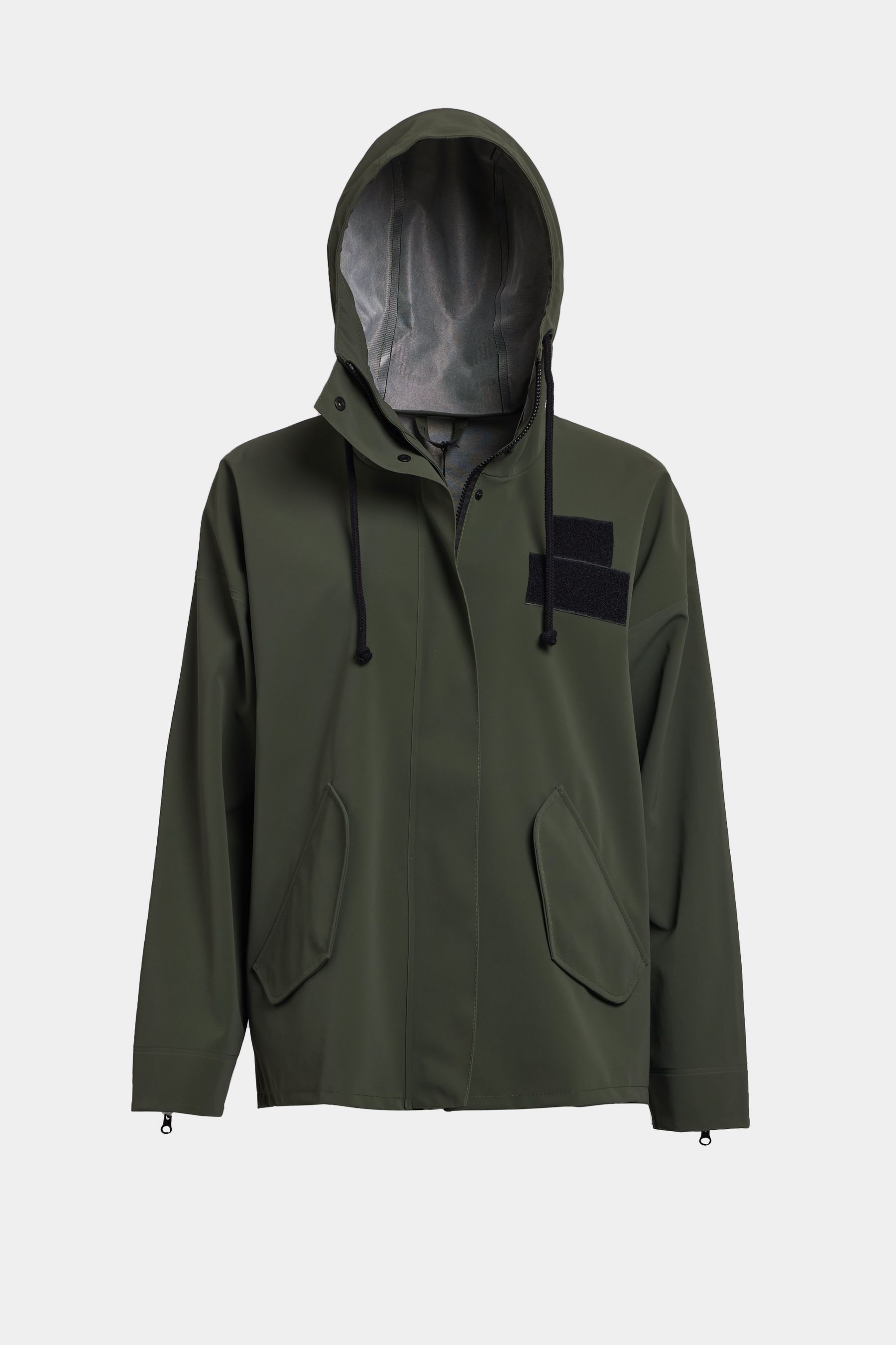 stutterheim faversham matte raincoat green women jackets raincoats