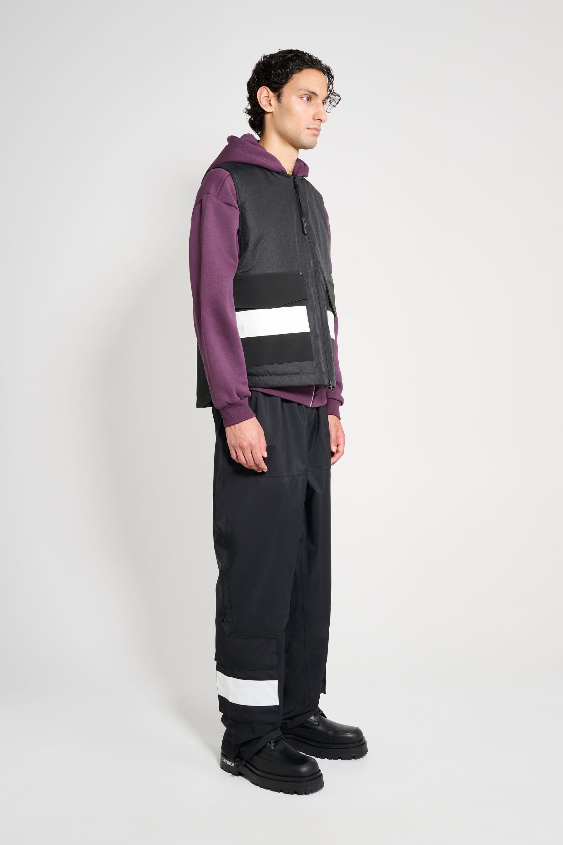 stutterheim flempan vest black men jackets vests