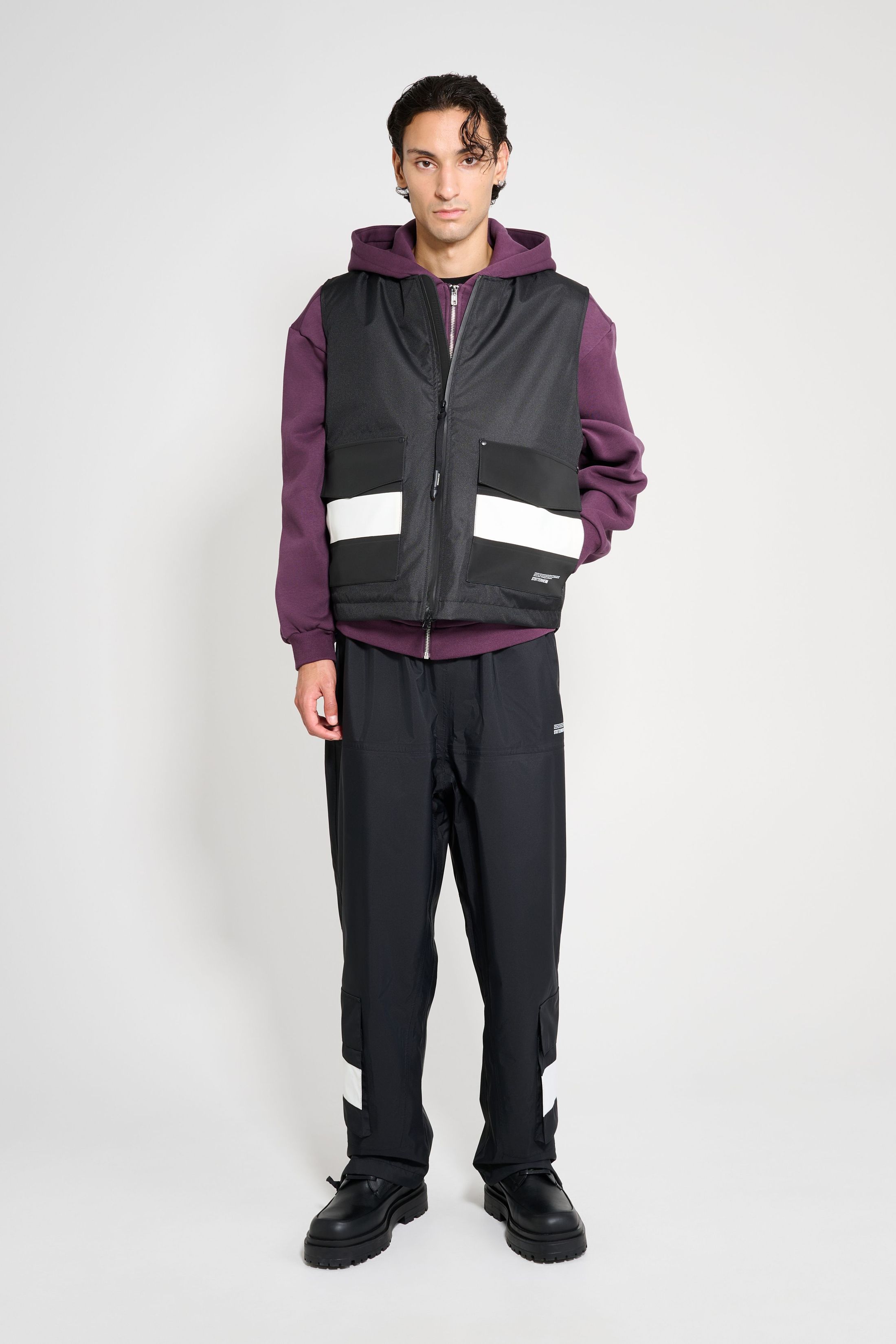 stutterheim flempan vest black men jackets vests