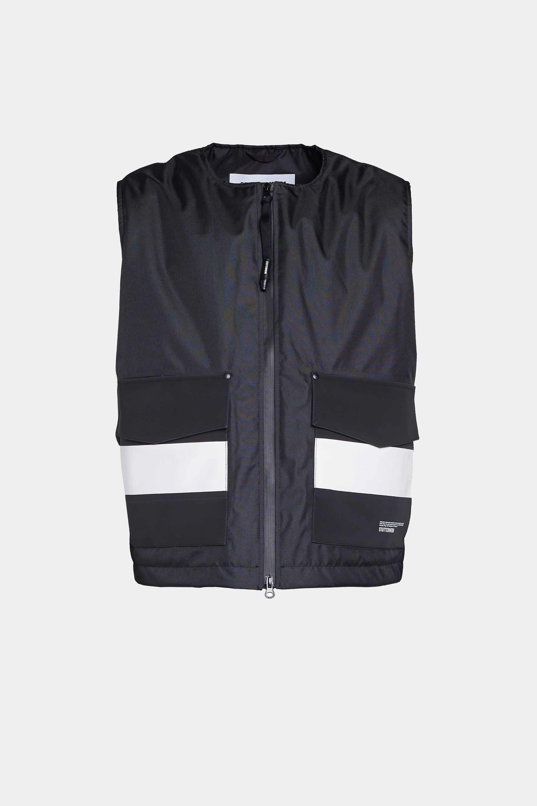 stutterheim flempan vest black men jackets vests
