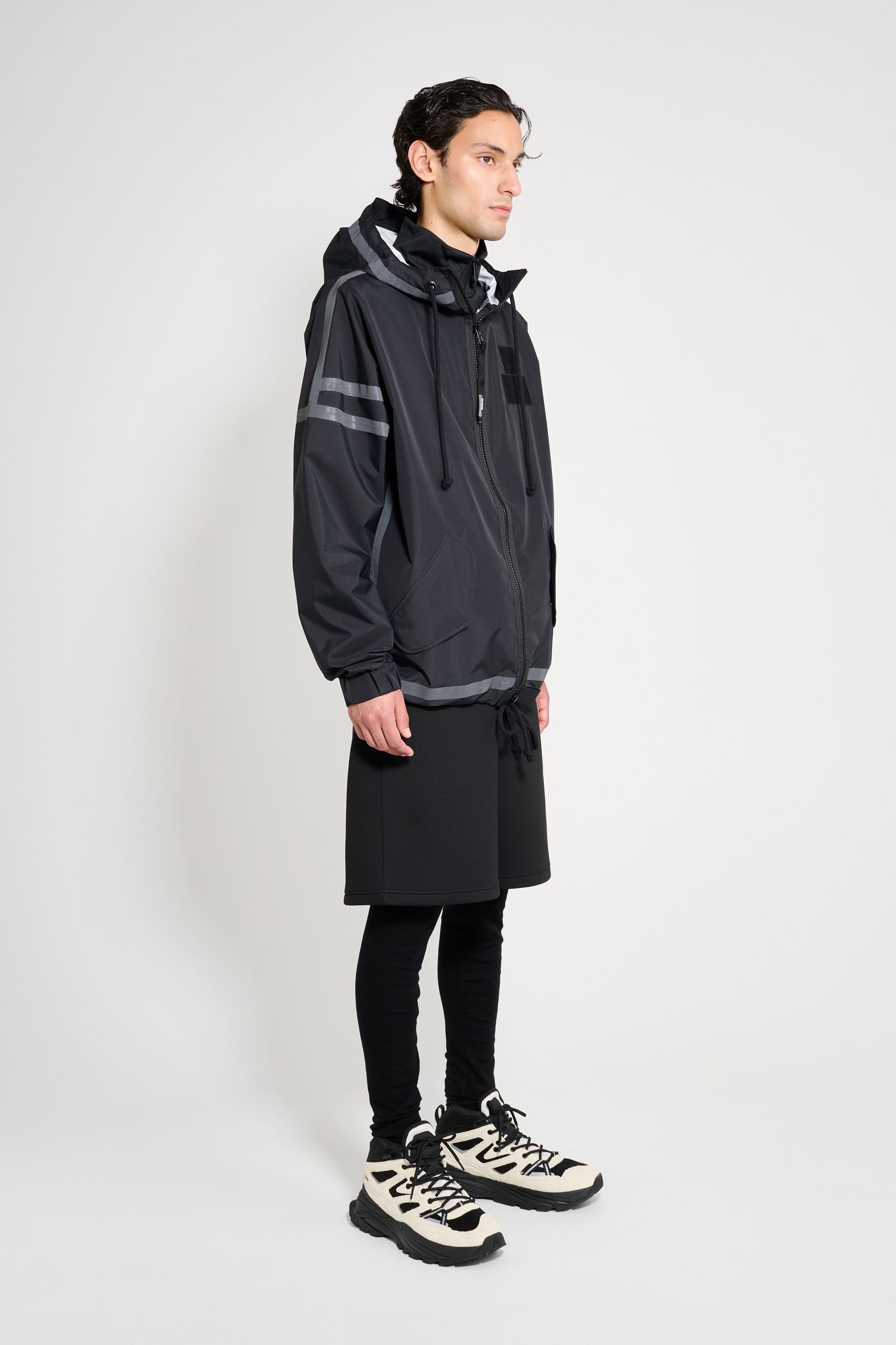 stutterheim forsa full zip black men jackets