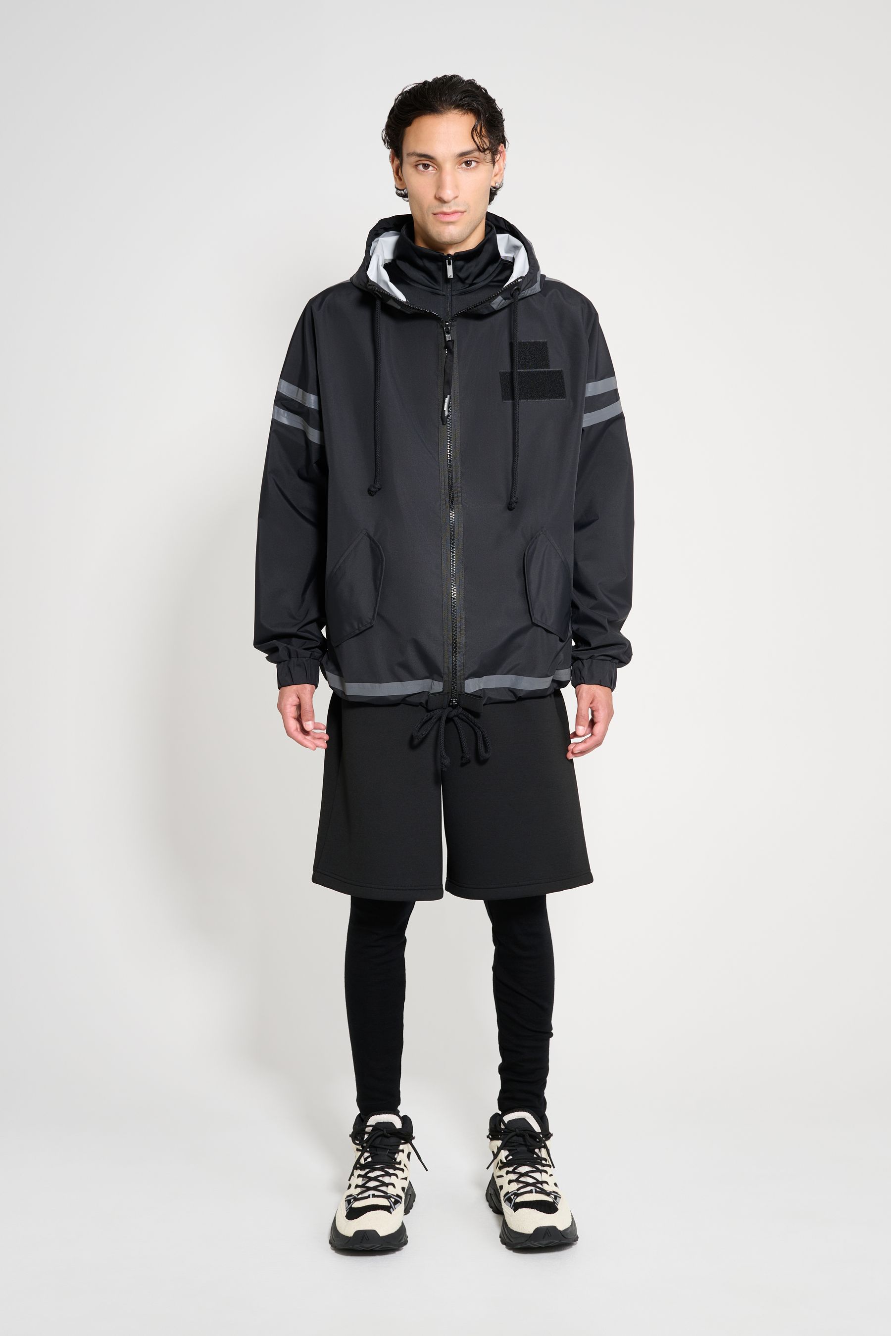 stutterheim forsa full zip black men jackets