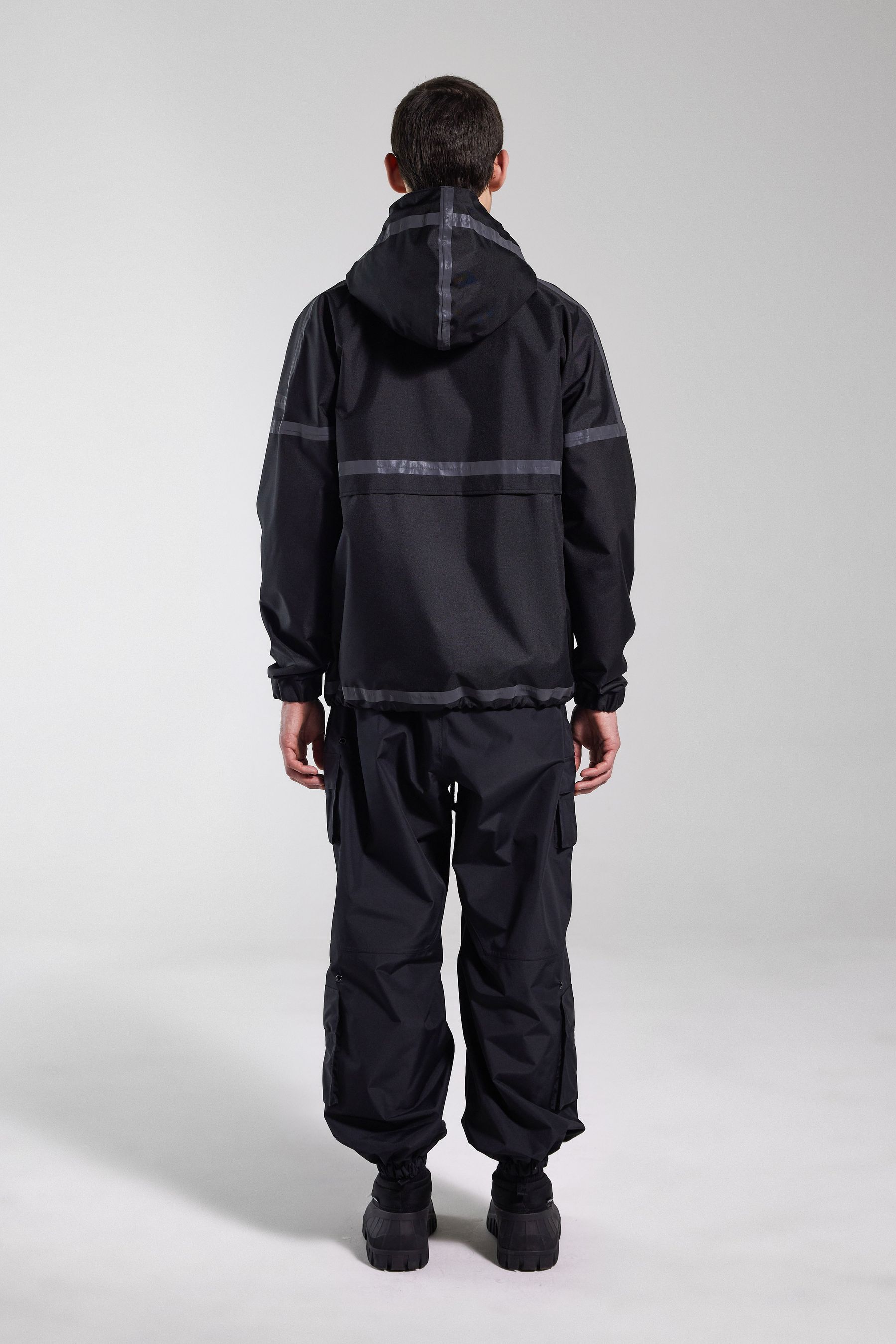 stutterheim forsa full zip jacket black men jackets raincoats