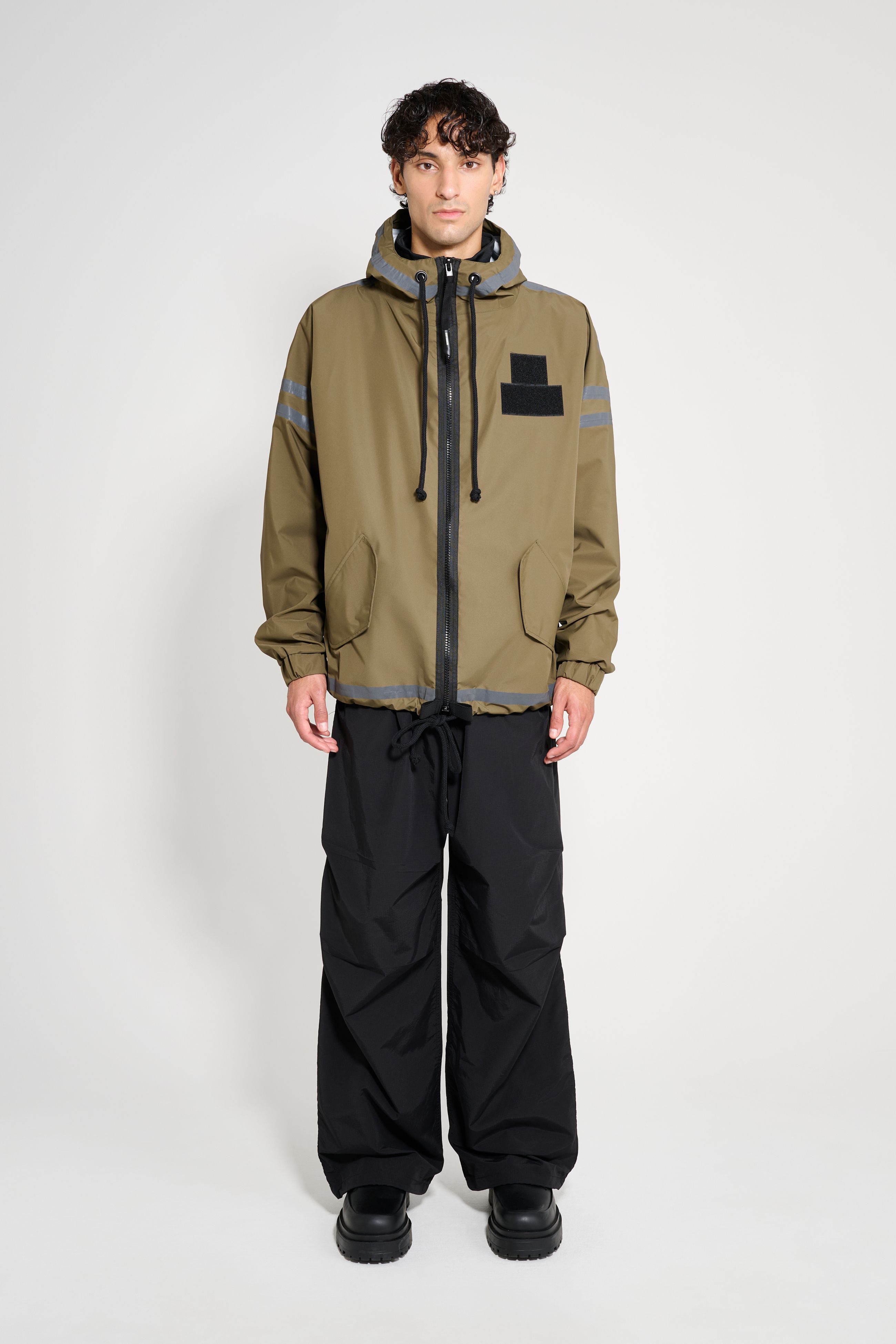 stutterheim forsa full zip green men jackets
