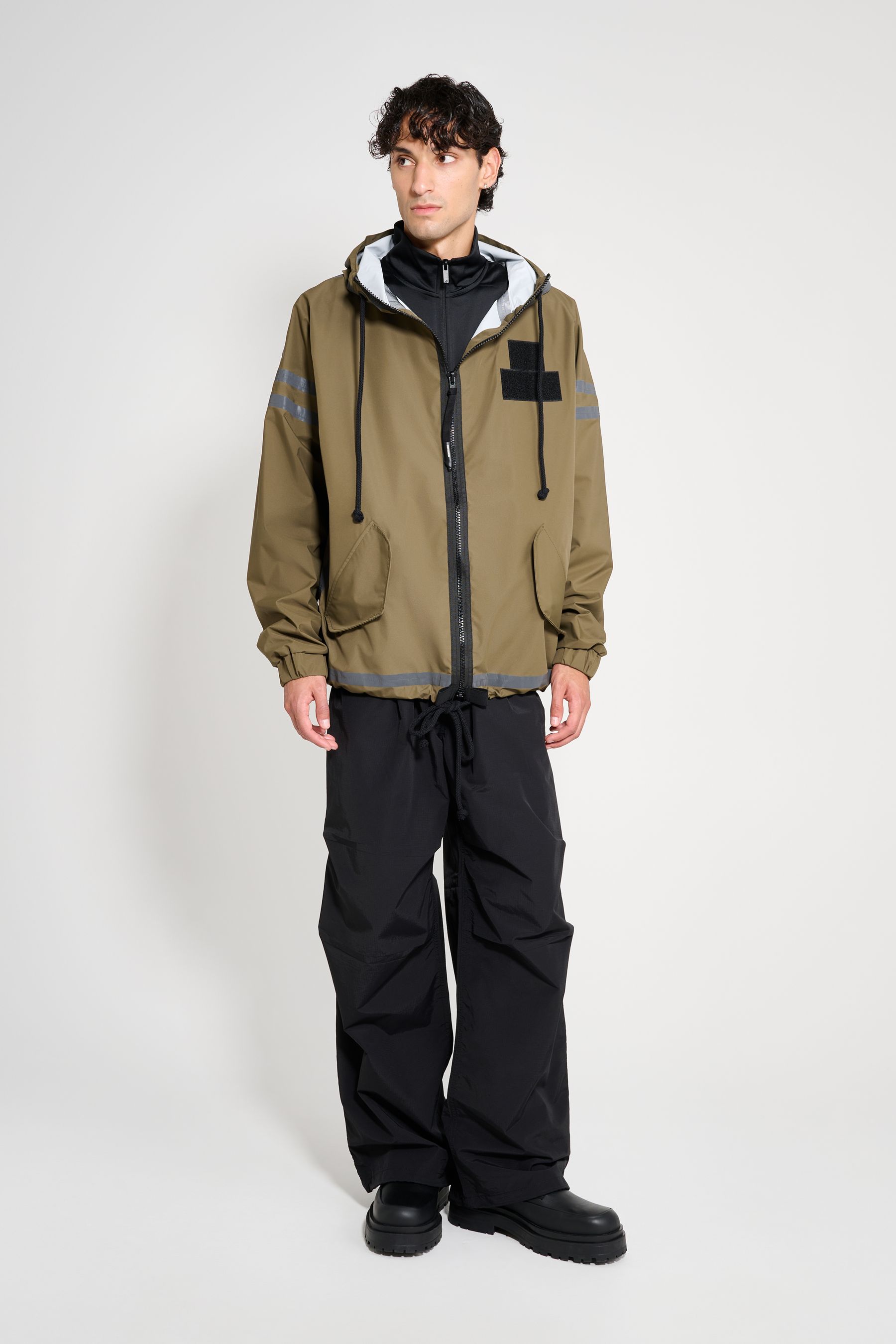 stutterheim forsa full zip green men jackets