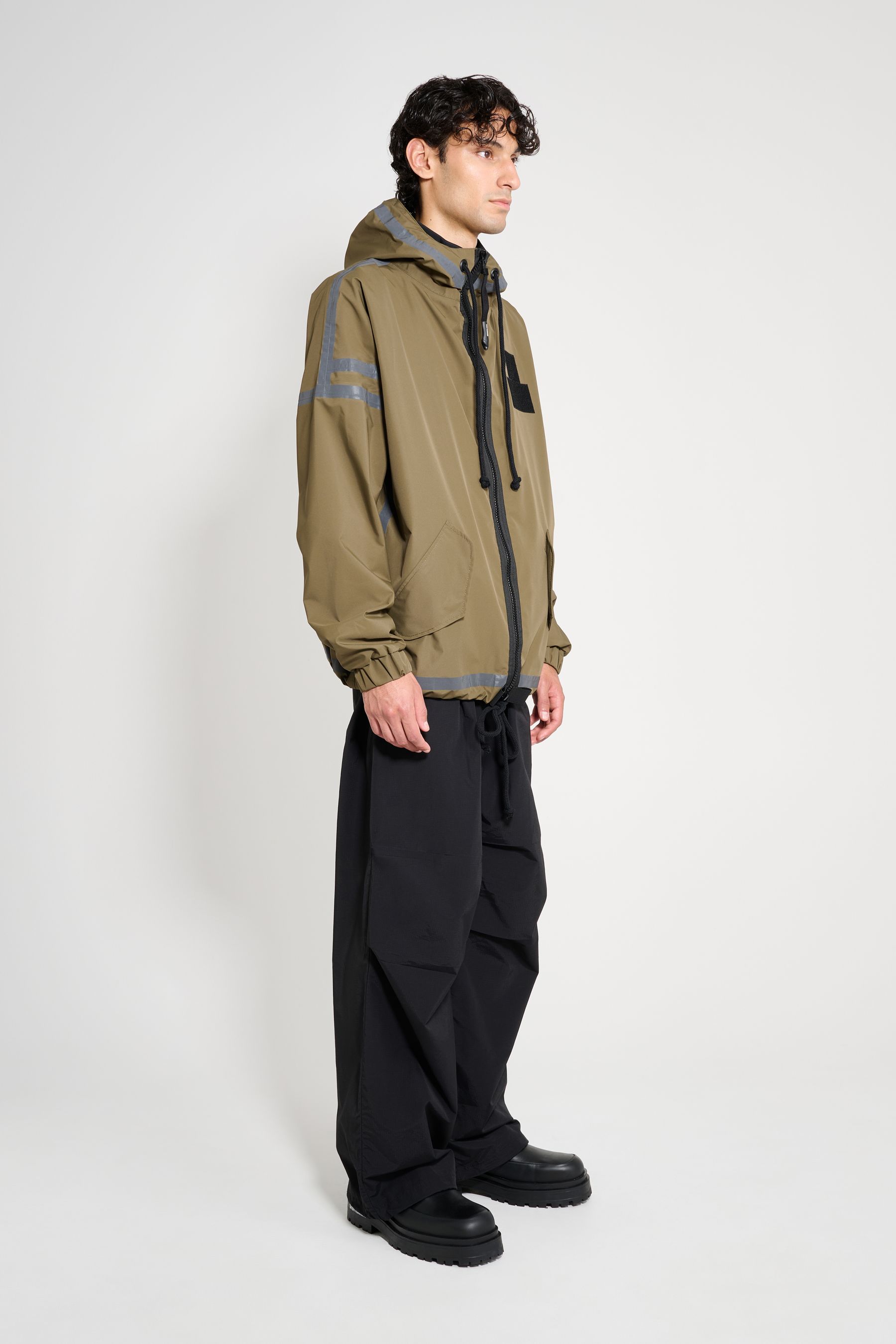 stutterheim forsa full zip green men jackets