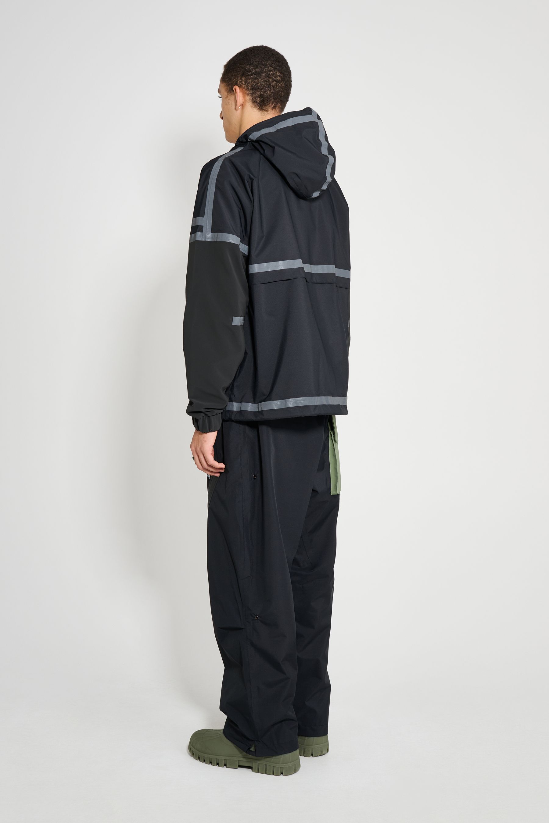 stutterheim forsa full zip jacket black men jackets