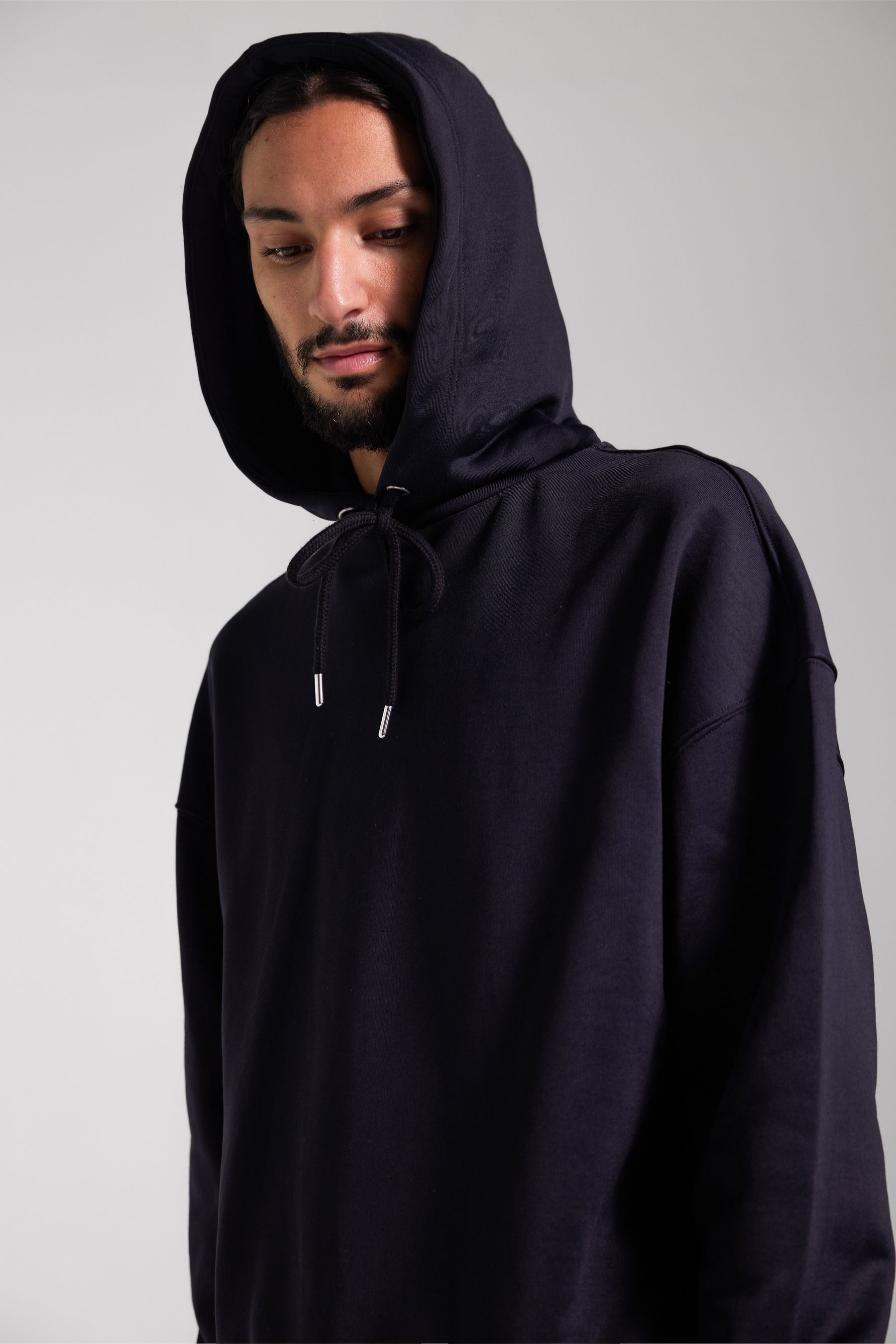 stutterheim granlo hoodie black men knitwear