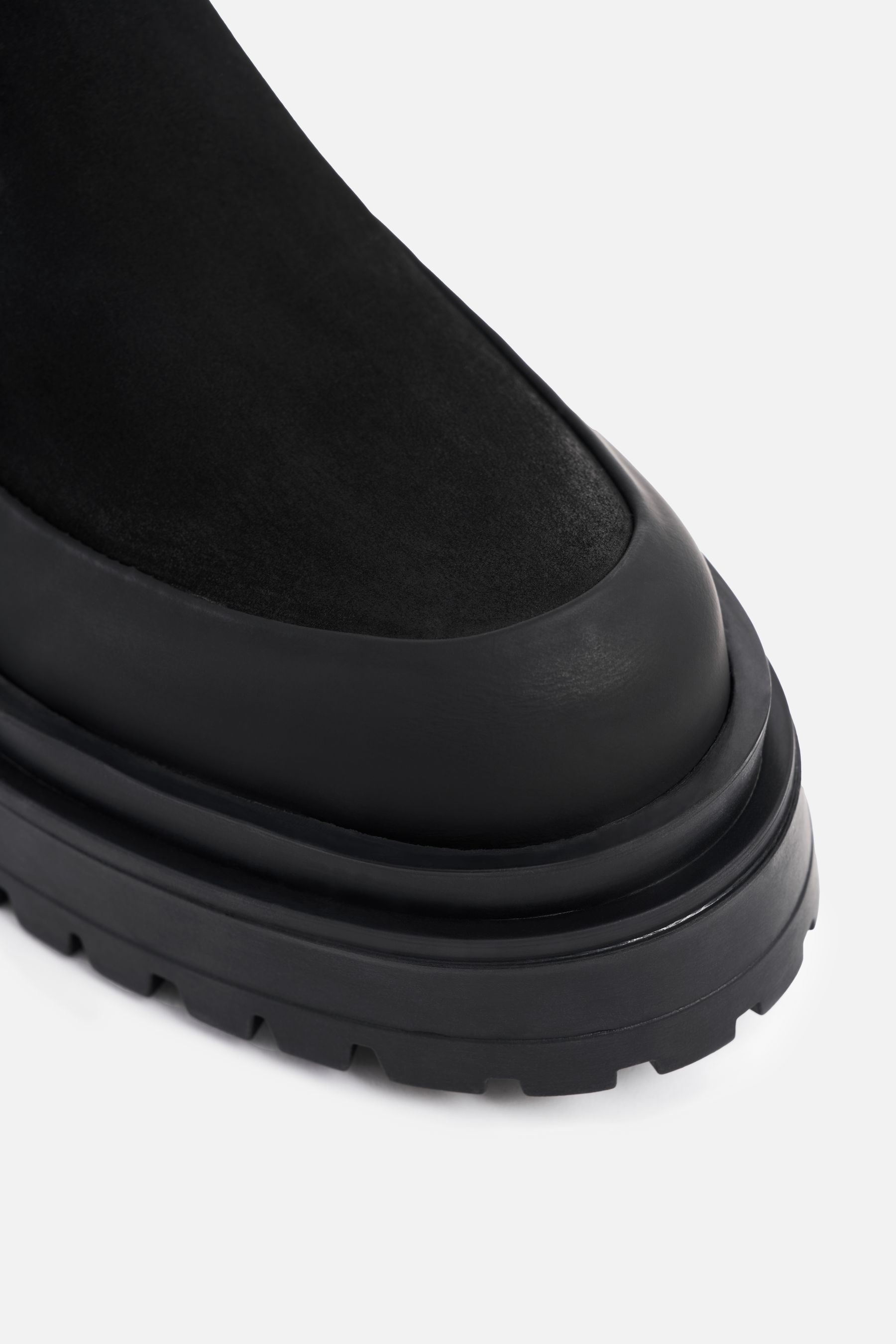 stutterheim high walker nubuck boots black footwear chelsea-boots