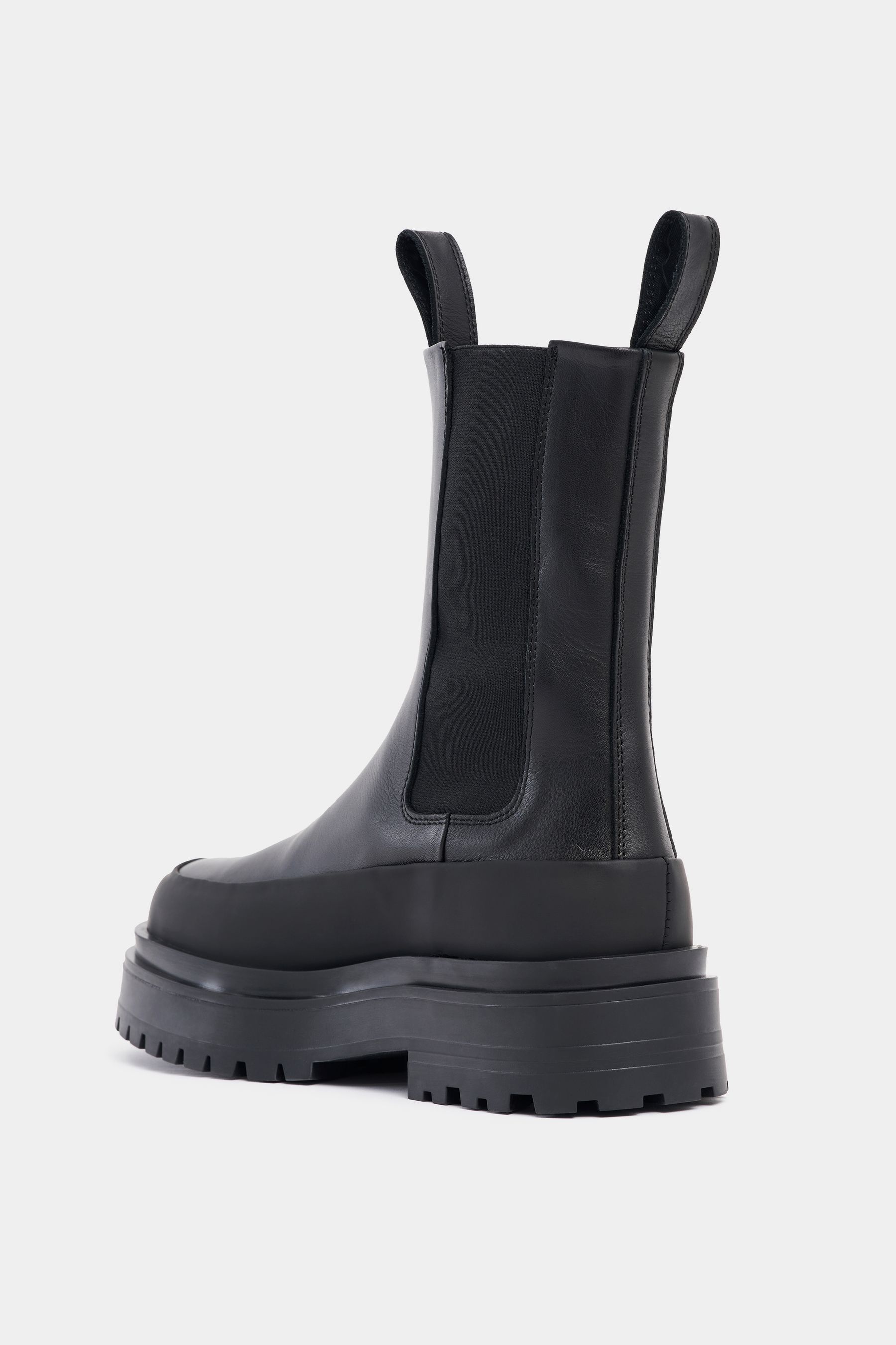 stutterheim high walker nubuck boots black footwear chelsea-boots