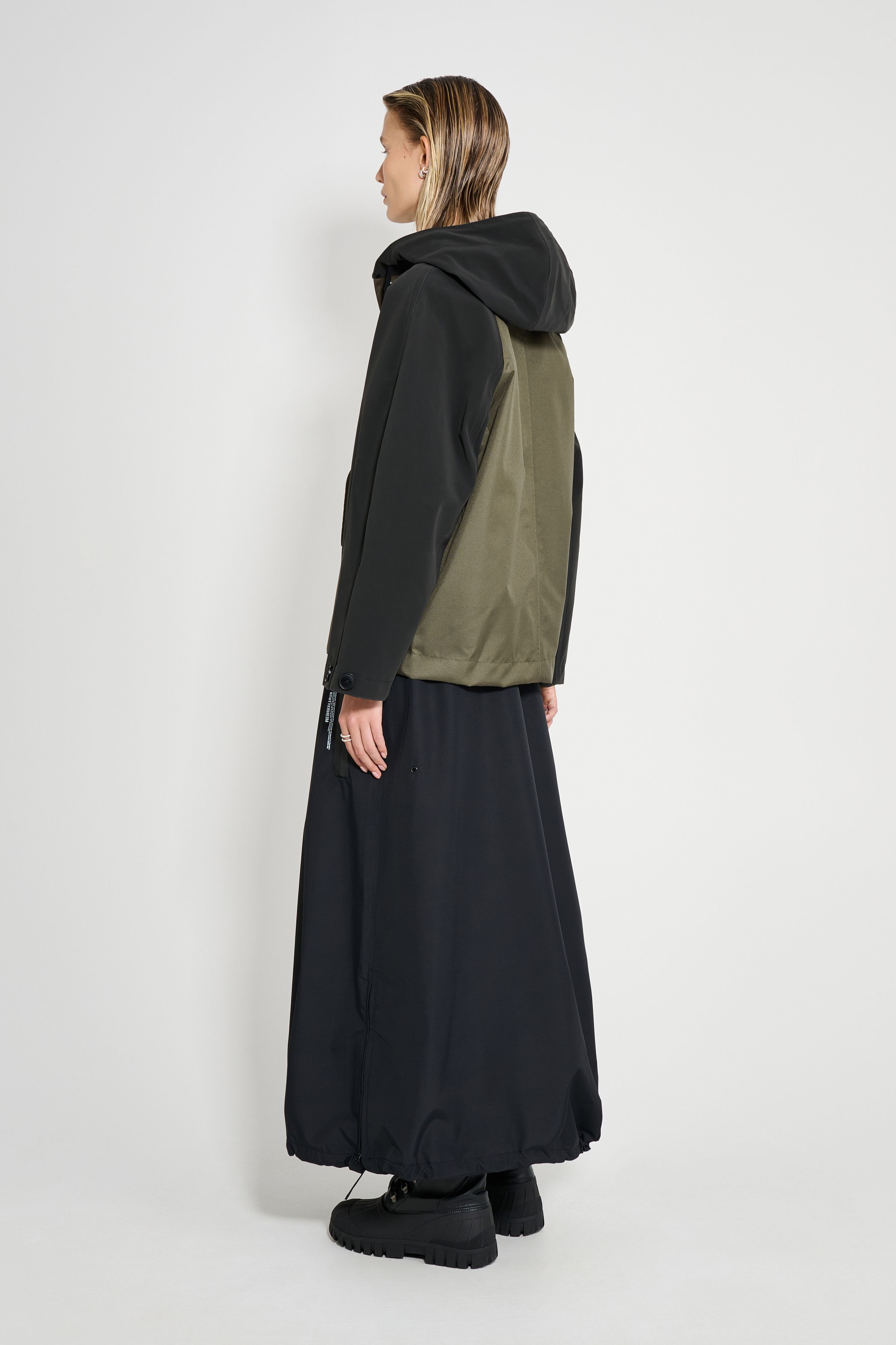 Hjorthagen Hooded Jacket Green/Black | STUTTERHEIM US