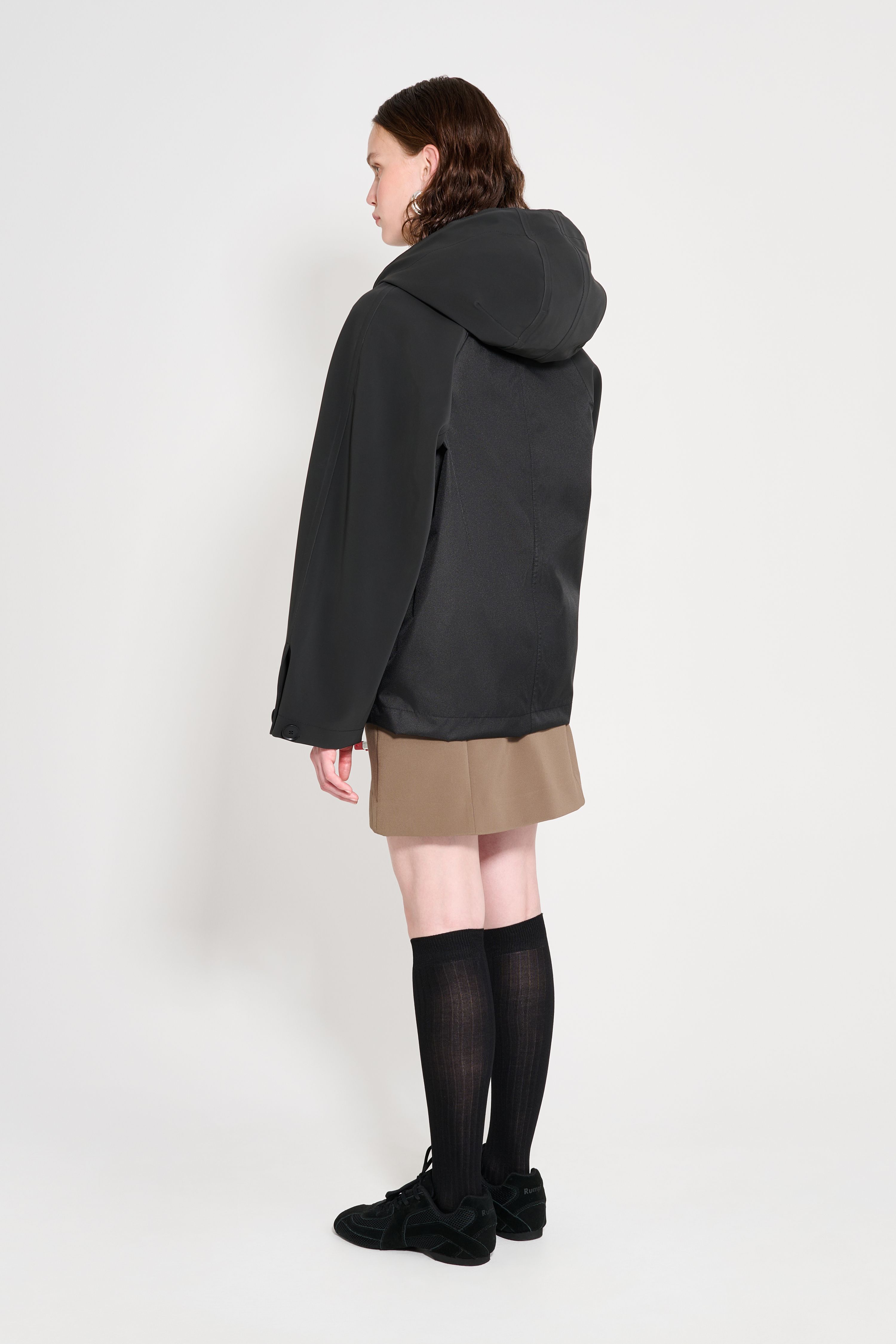 Hjorthagen Hooded Jacket Black | STUTTERHEIM US