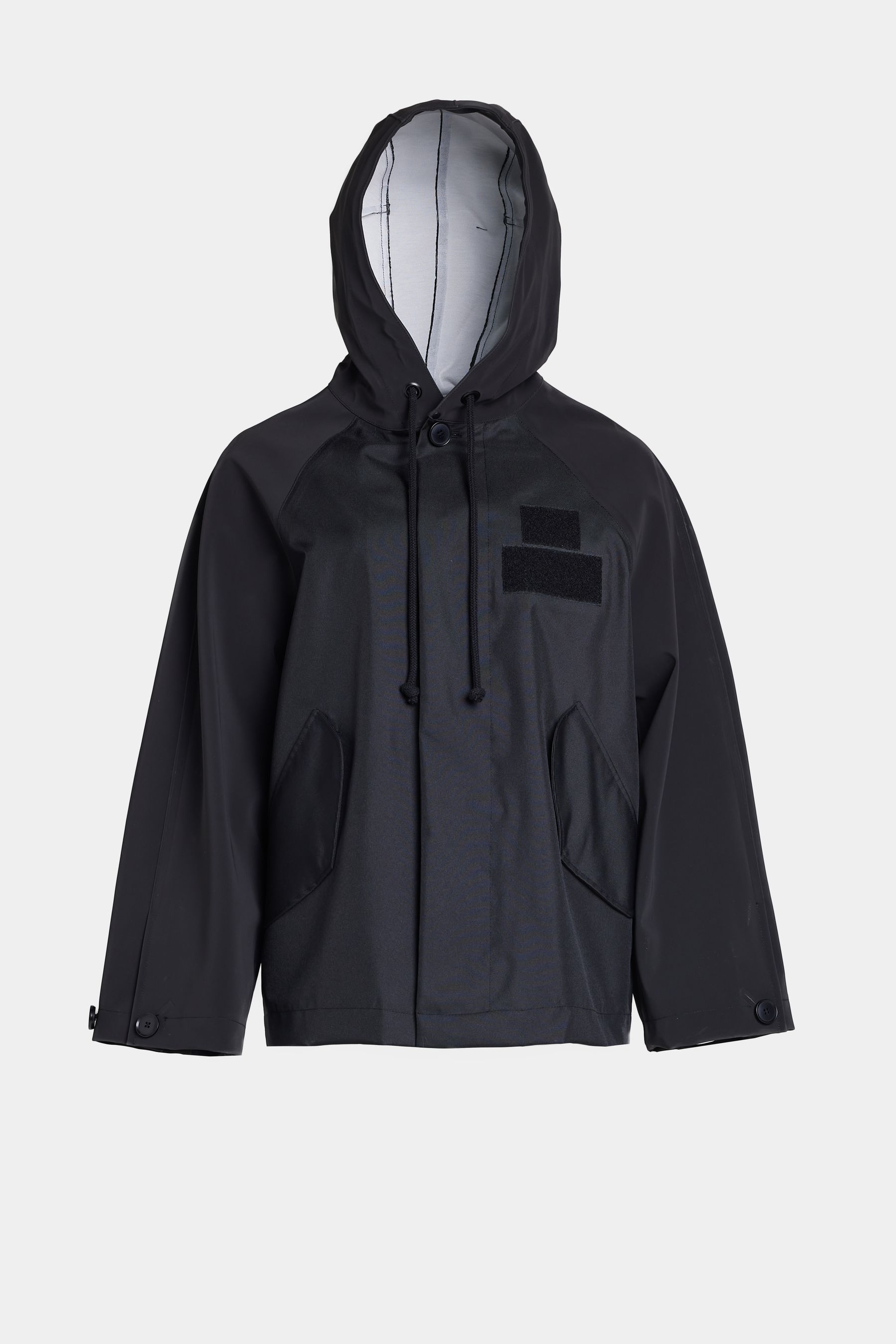 stutterheim hjorthagen hooded jacket black women jackets raincoats