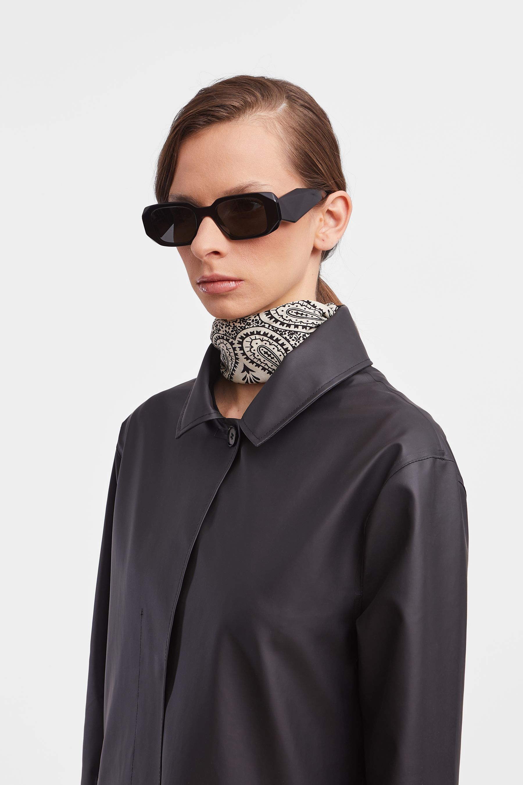 stutterheim hornstull long raincoat black women jackets trench-coats