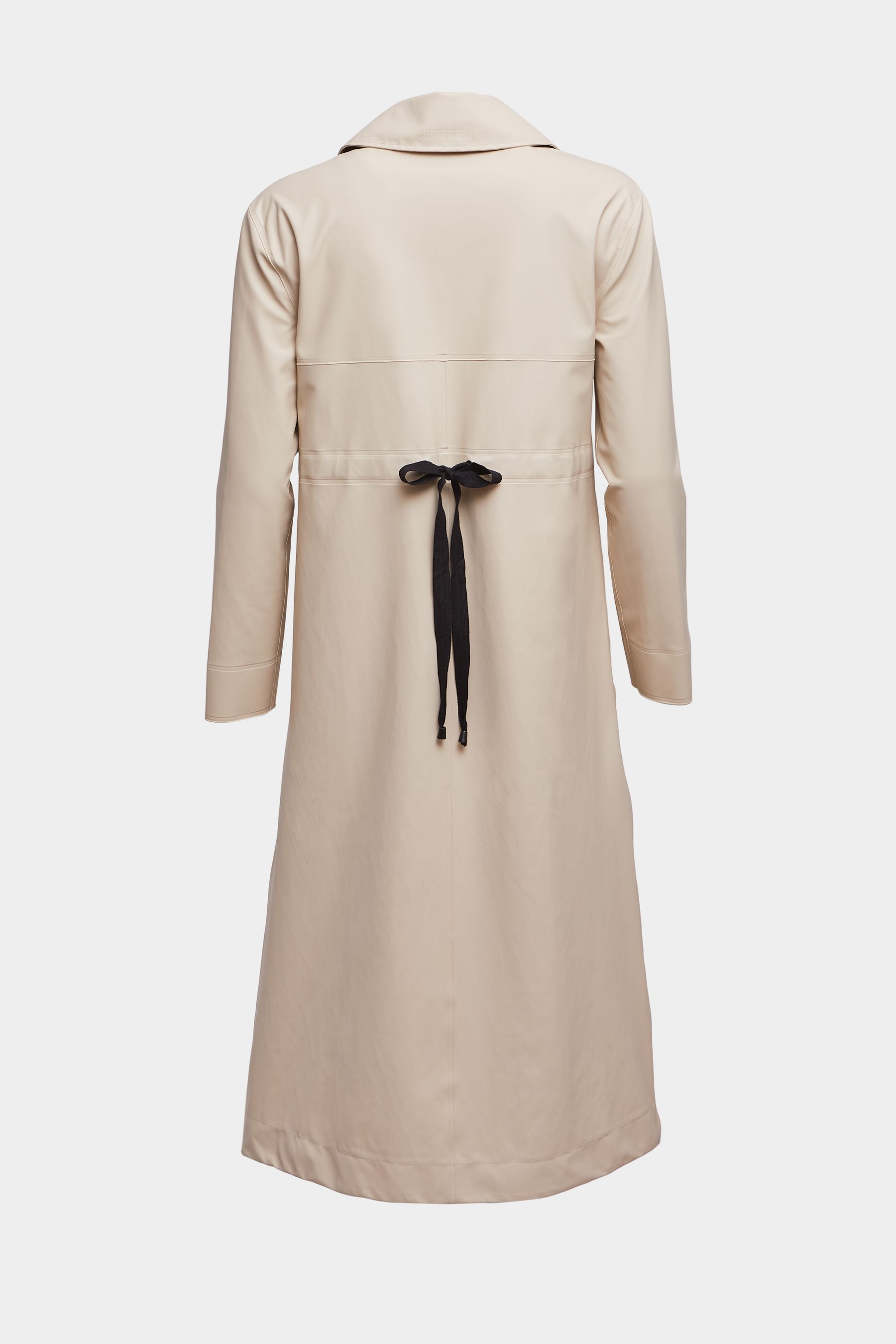 stutterheim hornstull long raincoat oyster women jackets trench-coats