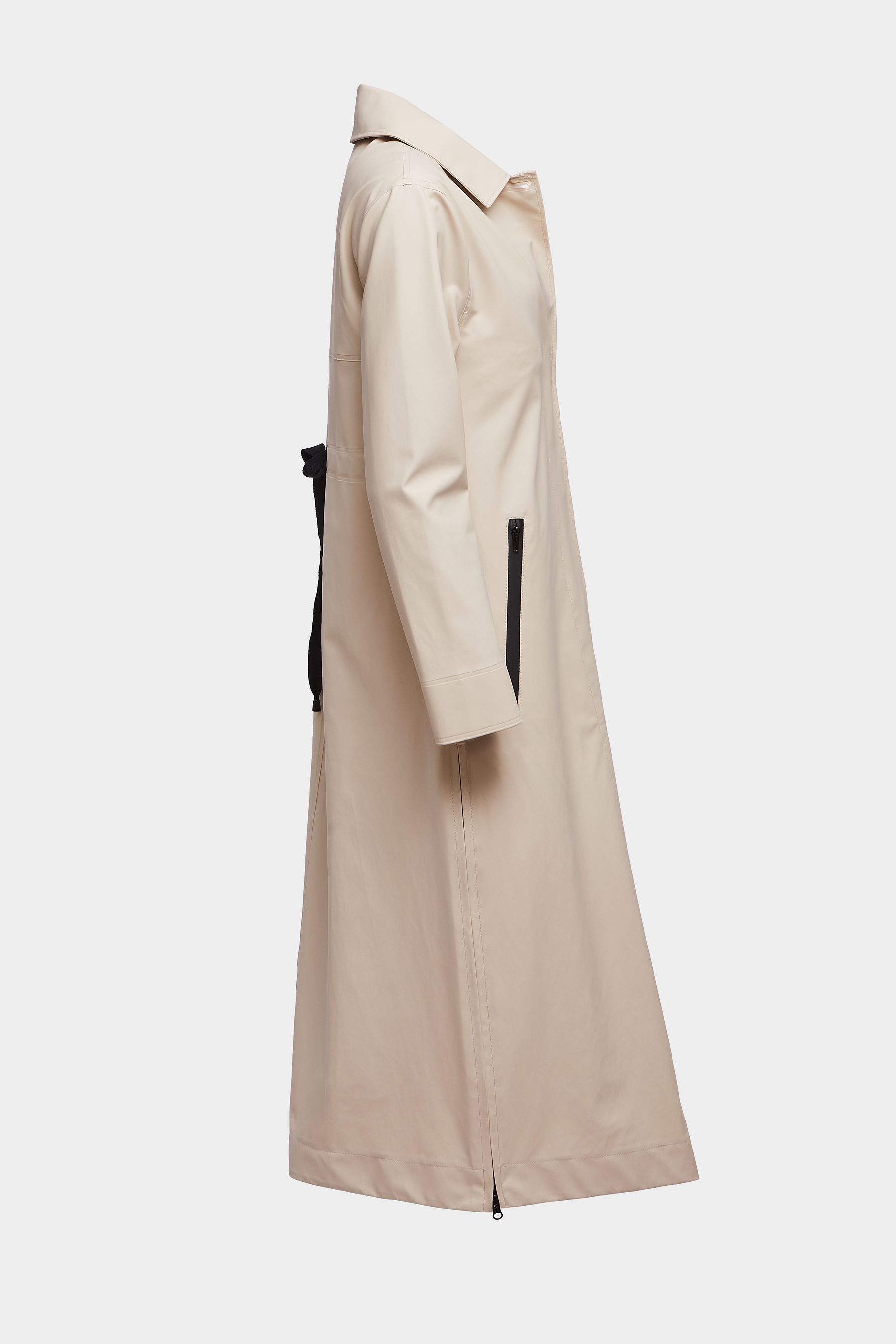 stutterheim hornstull long raincoat oyster women jackets trench-coats