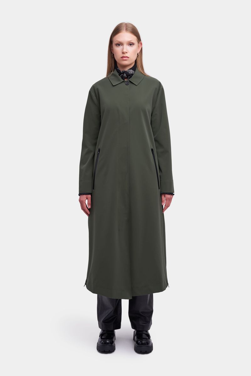 Stutterheim Hornstull Matte Long Raincoat