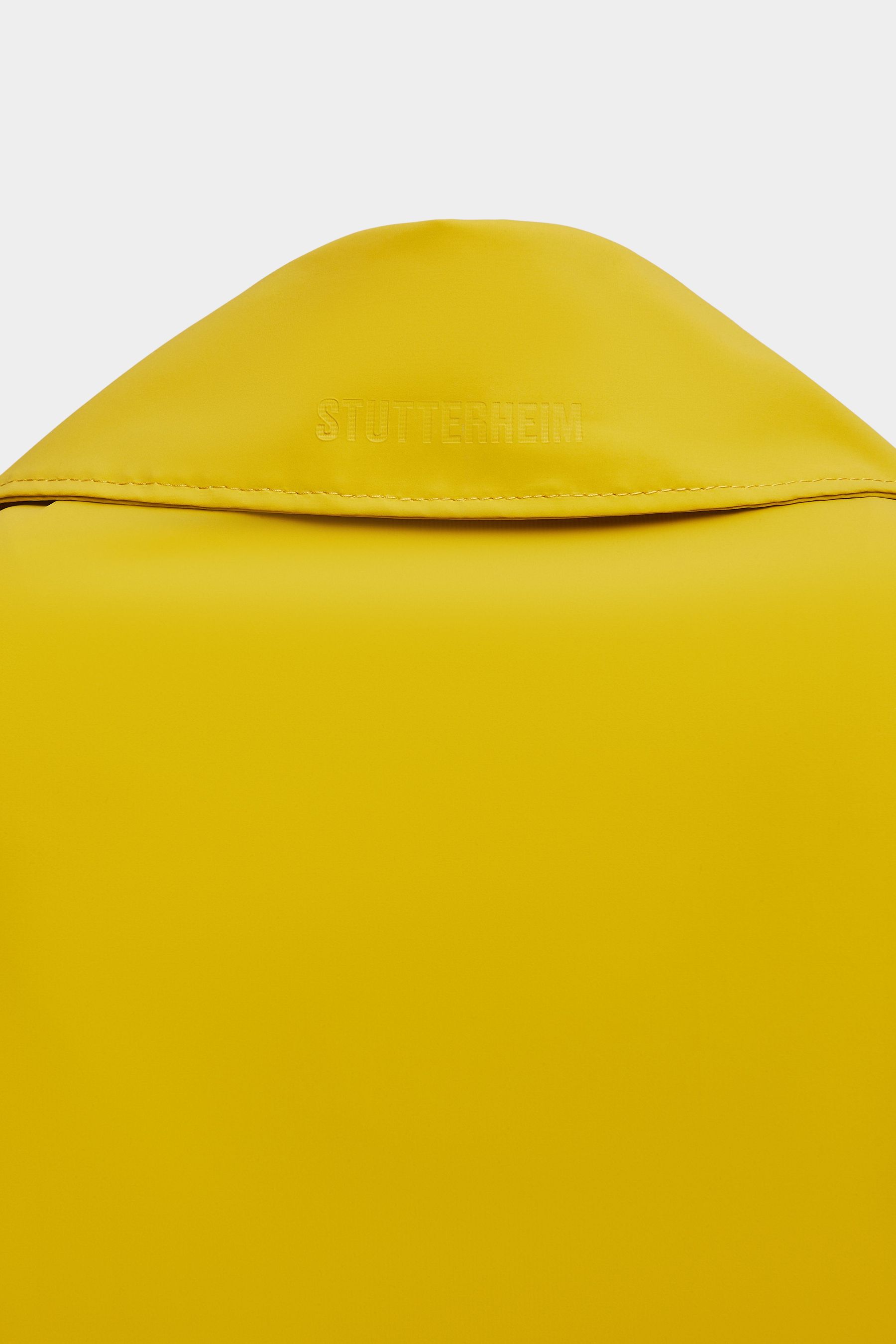 stutterheim hornstull matte long raincoat gold women jackets trench-coats