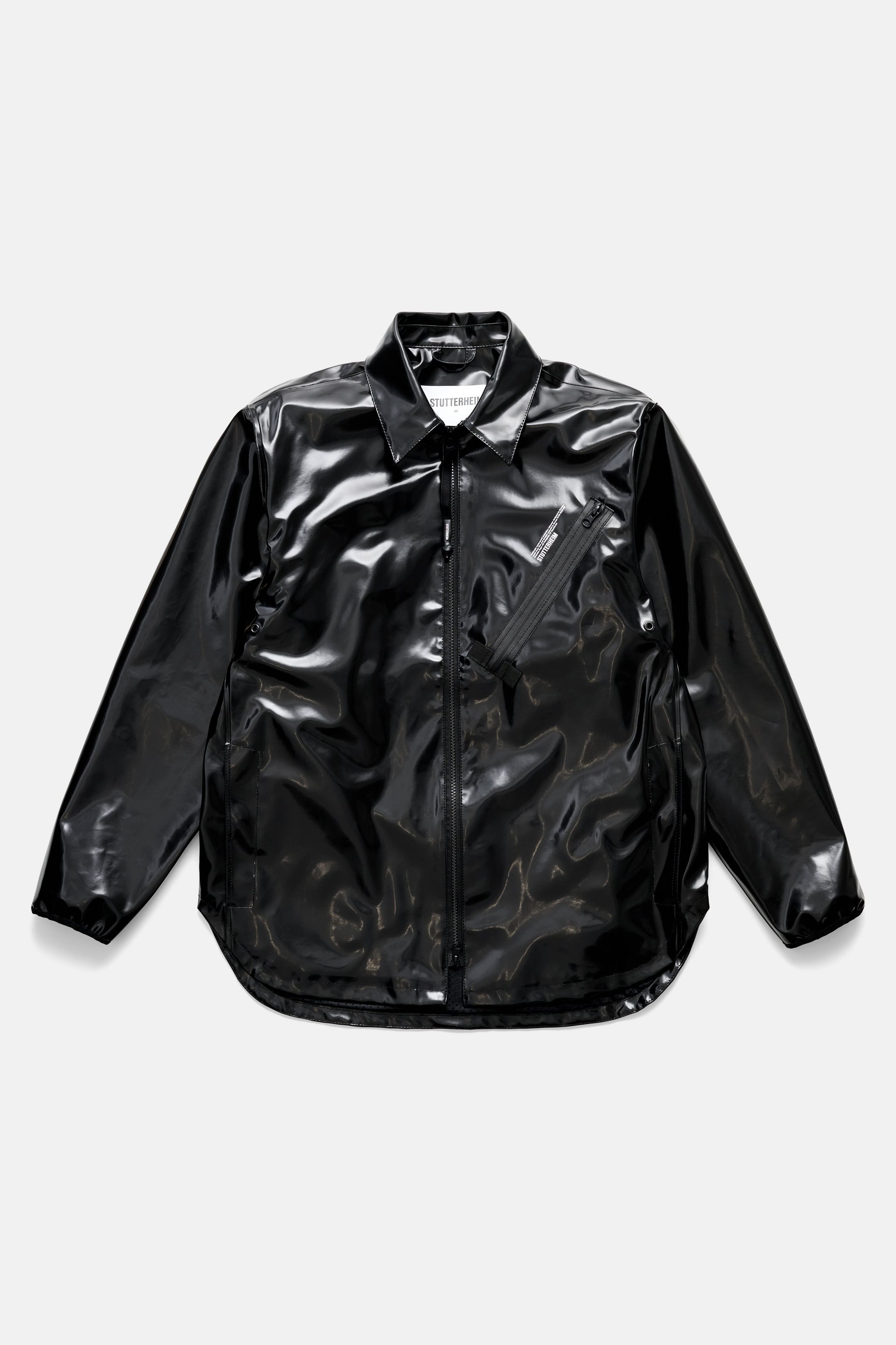 stutterheim humlan opal overshirt black men jackets overshirts