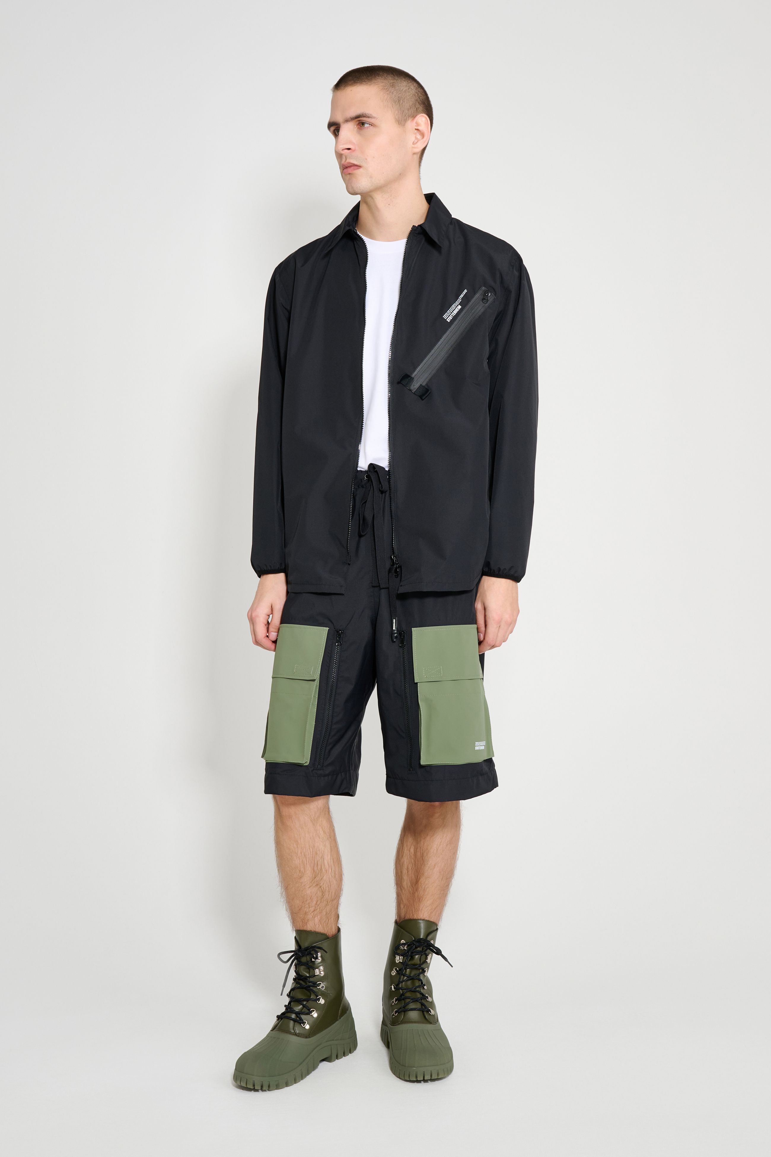 stutterheim humlan overshirt black men jackets overshirts