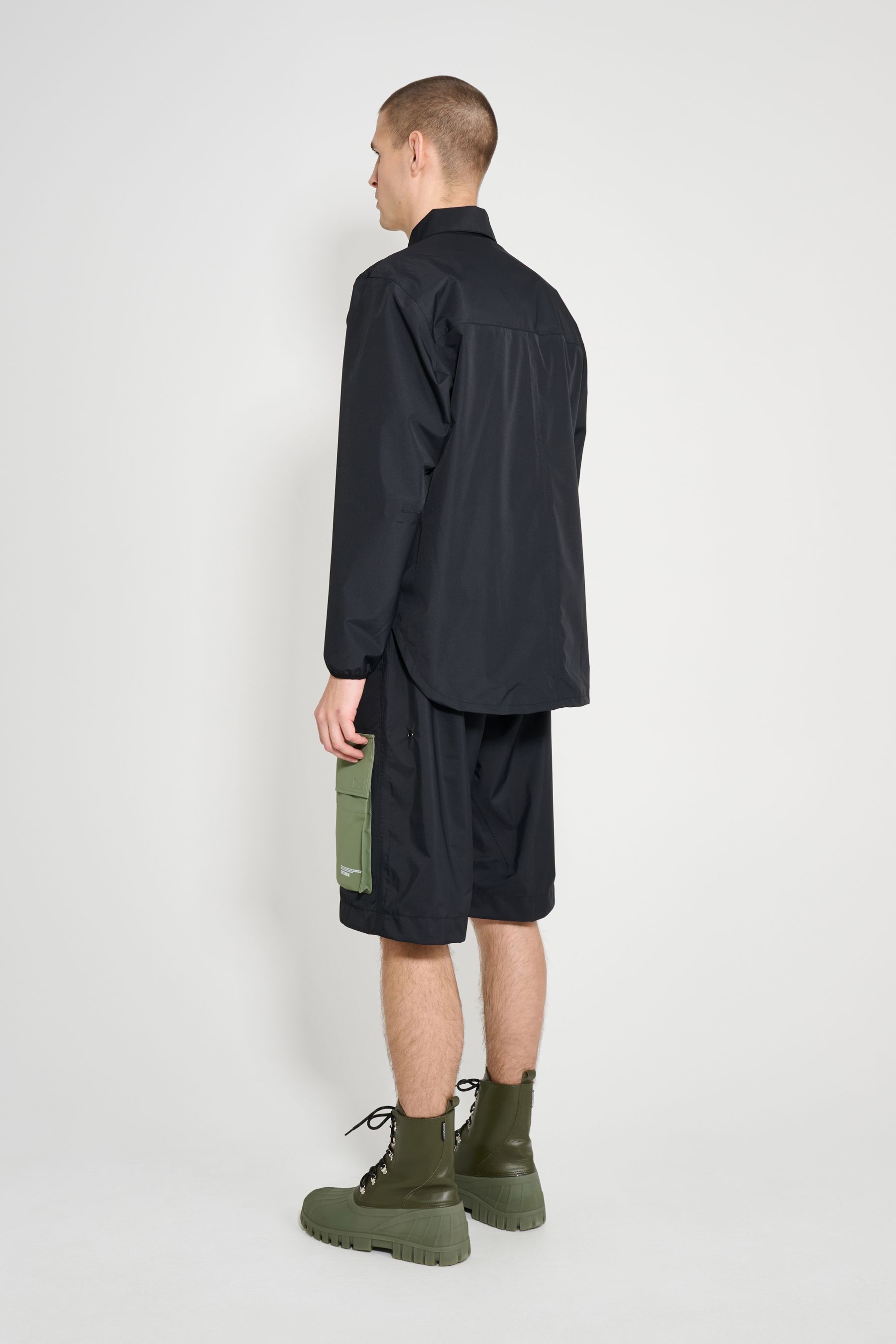 stutterheim humlan overshirt black men jackets overshirts