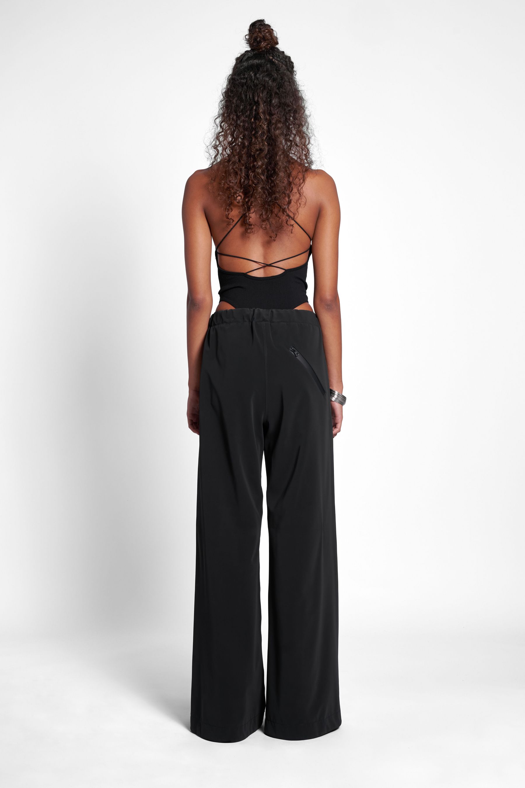 stutterheim jarla matte trousers black women bottoms