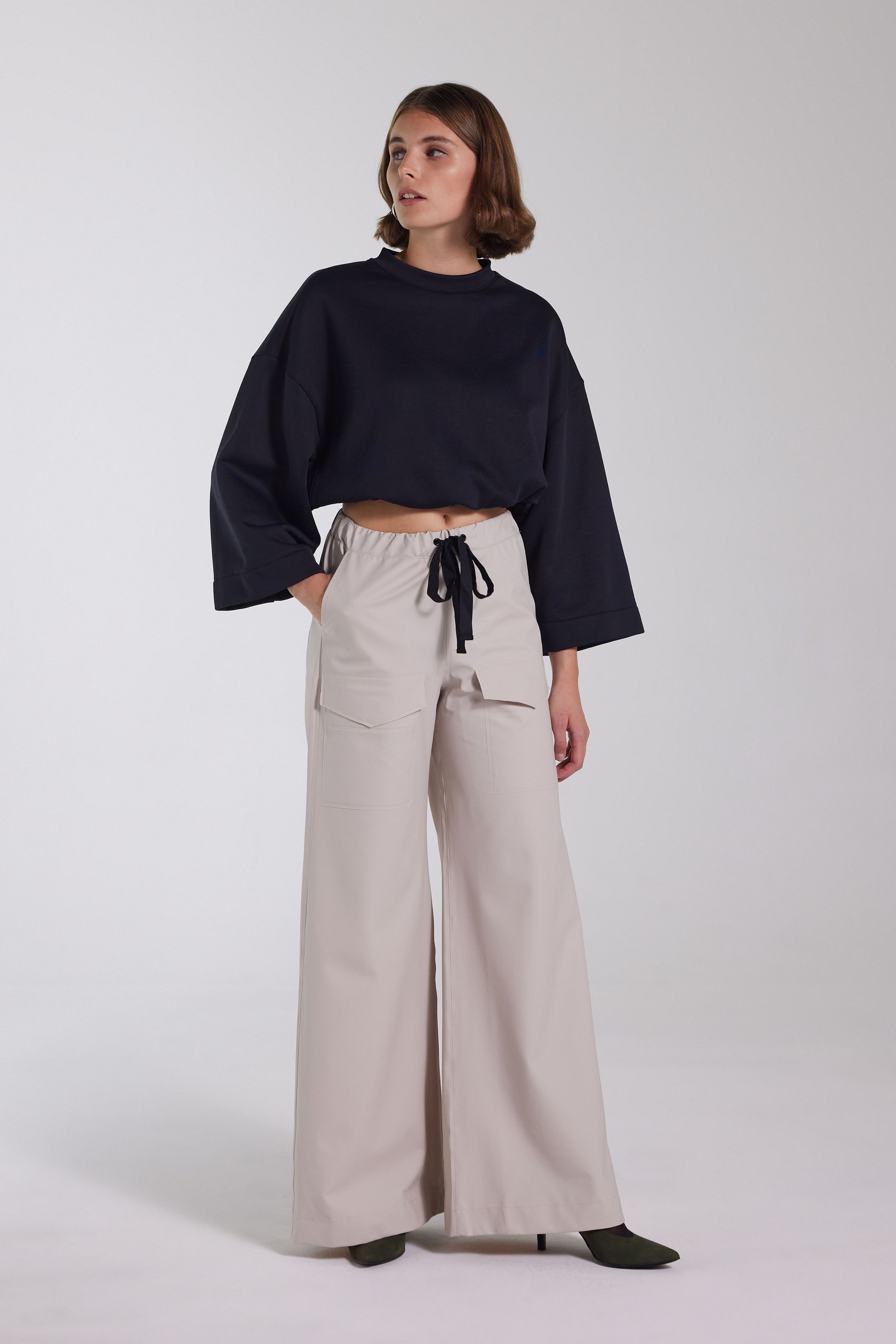 stutterheim jarla trousers light sand women bottoms