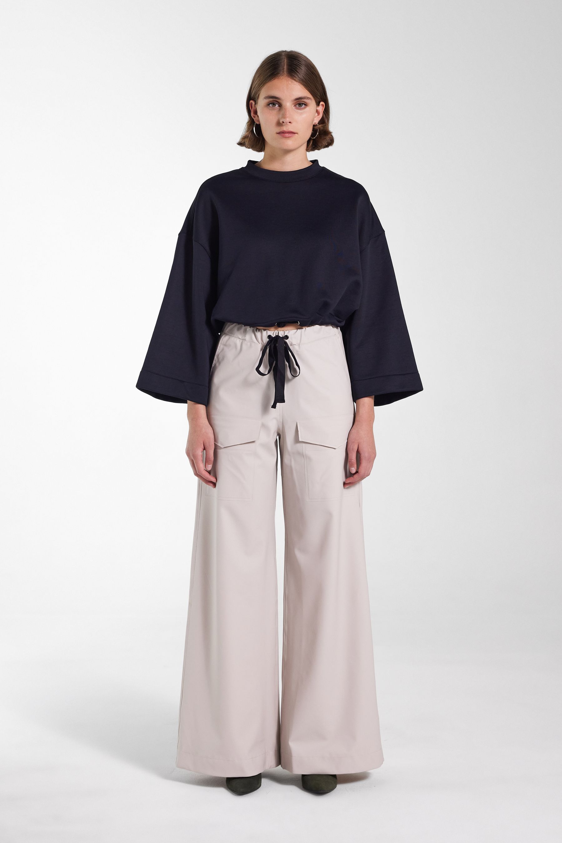 stutterheim jarla trousers light sand women bottoms