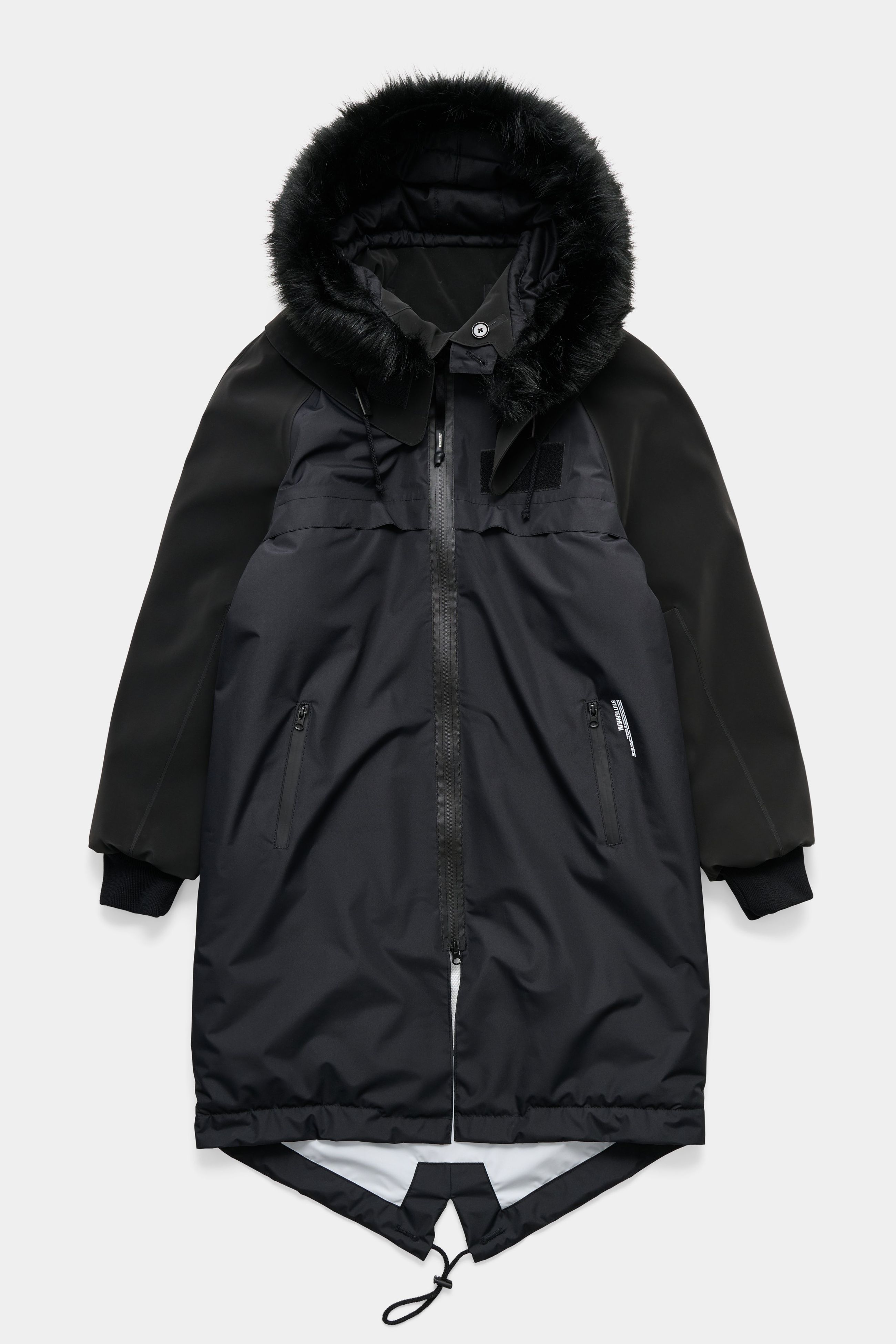 stutterheim kalix parka lw matte black men jackets parkas