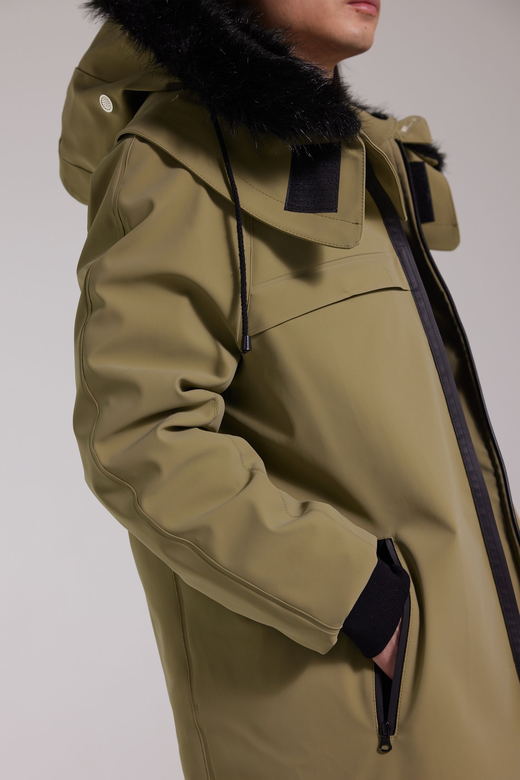 stutterheim kalix matte parka aloe men jackets parkas