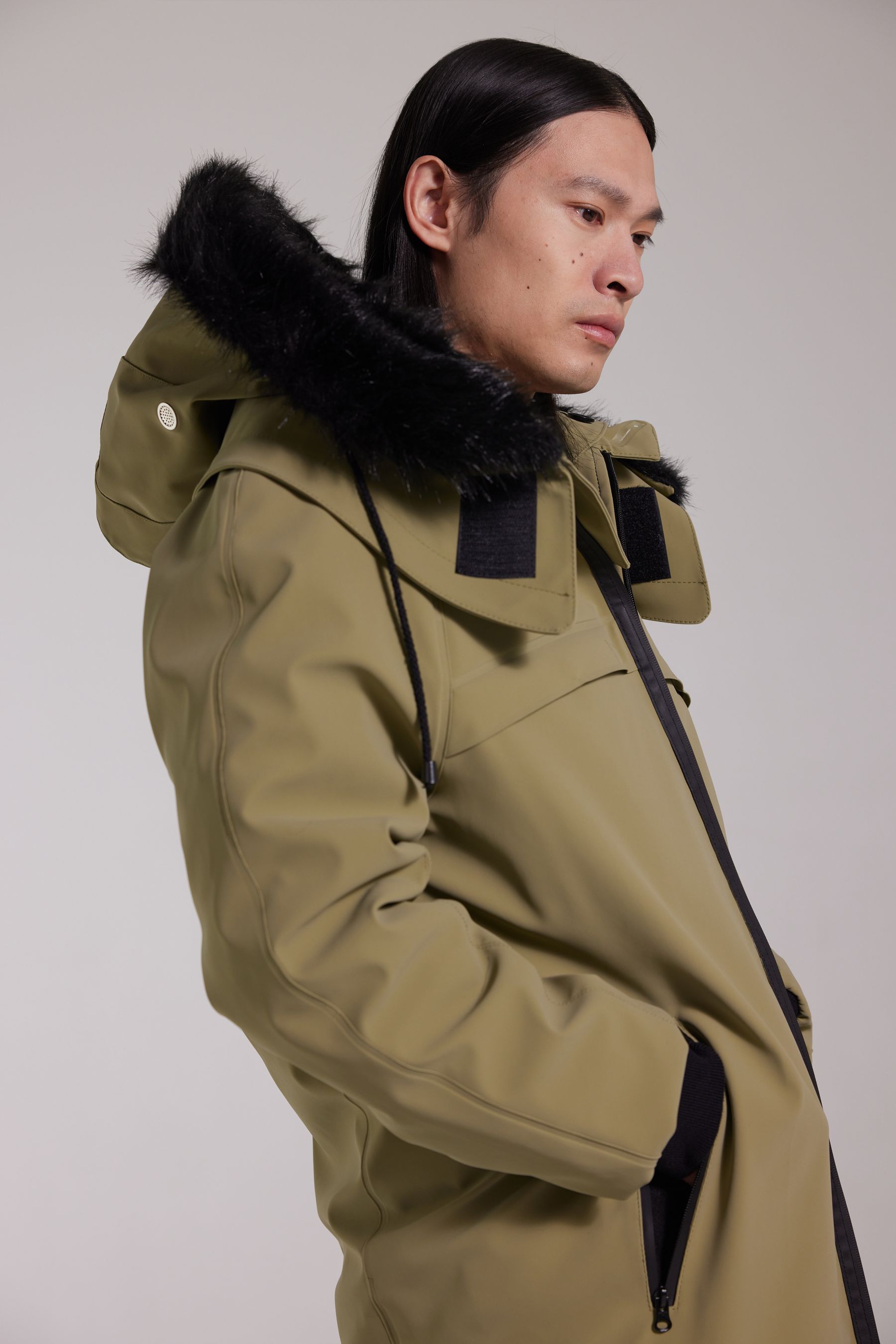 stutterheim kalix matte parka aloe men jackets parkas