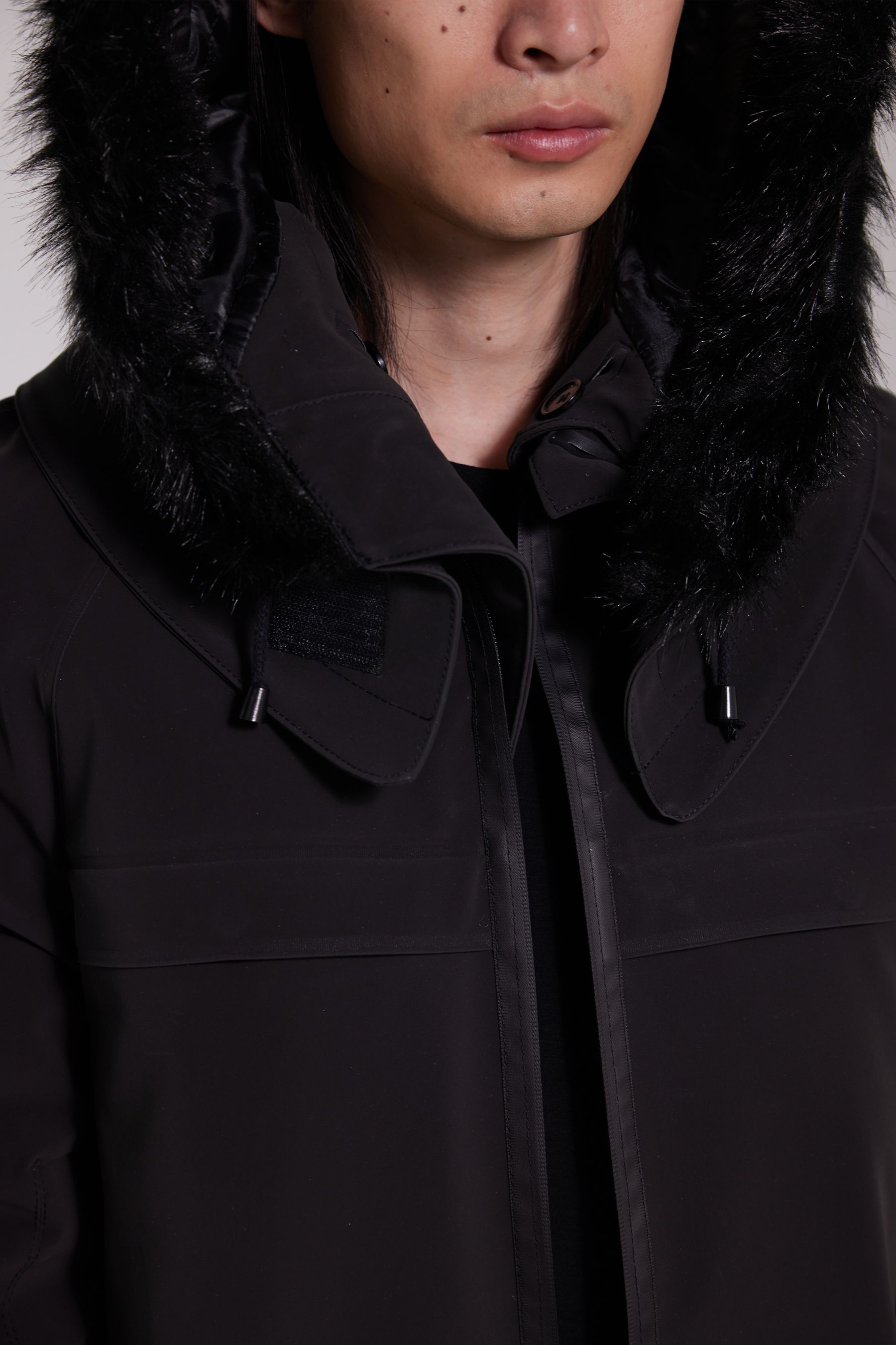 stutterheim kalix matte parka black men jackets parkas