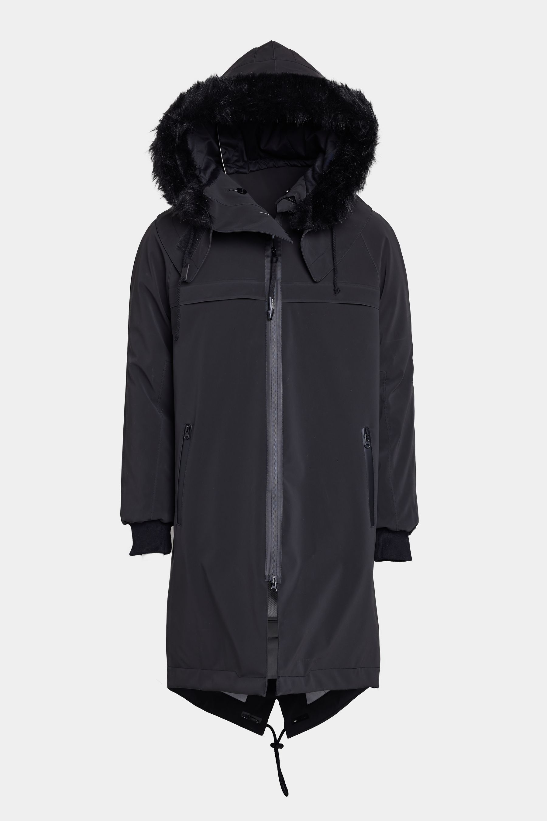 stutterheim kalix matte parka black men jackets parkas