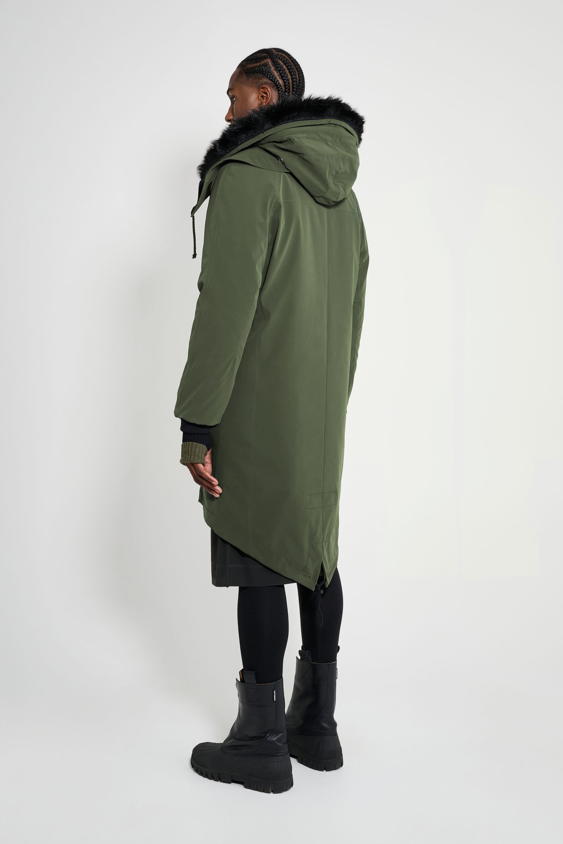 stutterheim kalix parka green men jackets winter-coats