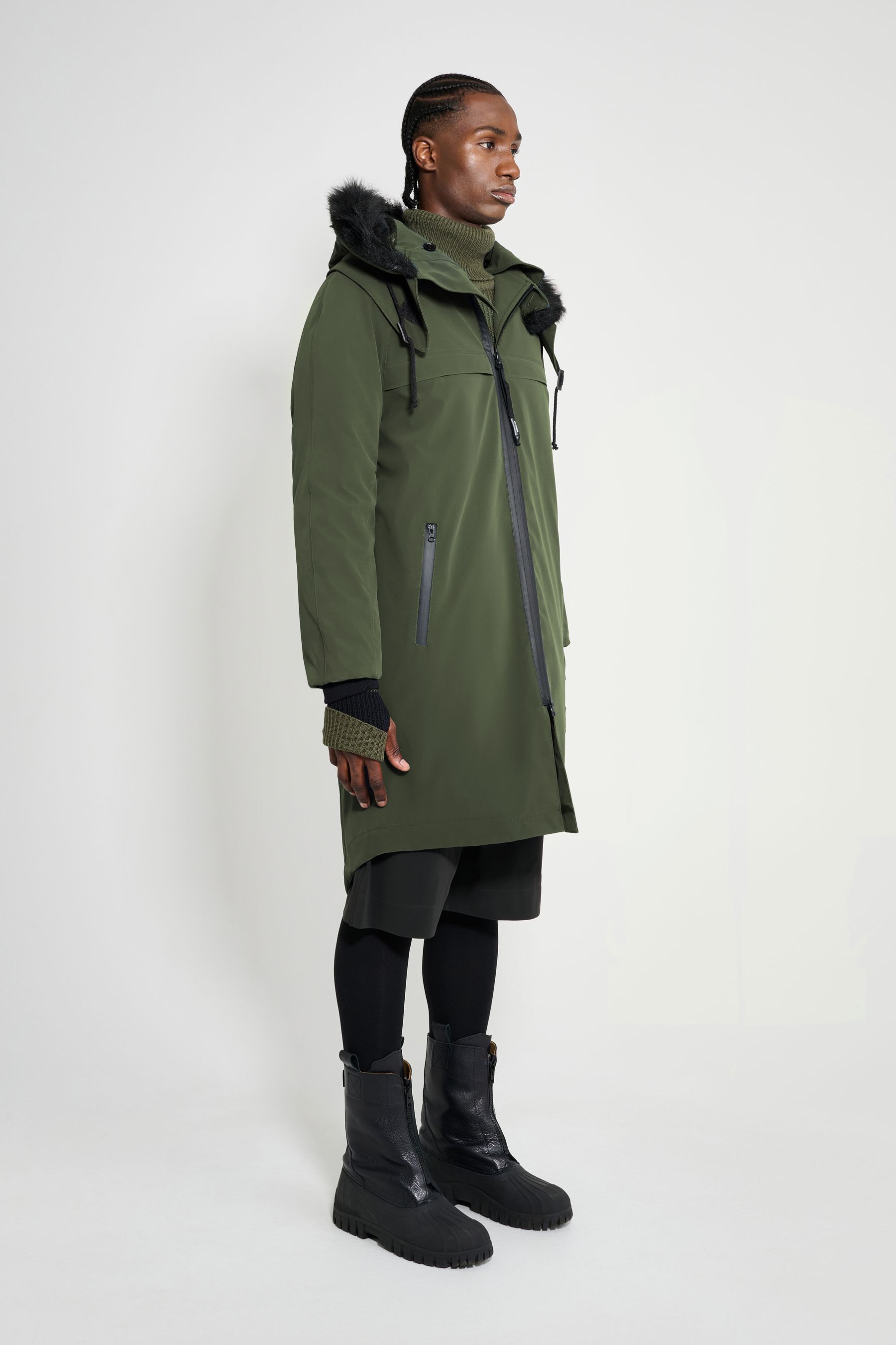 stutterheim kalix parka green men jackets winter-coats