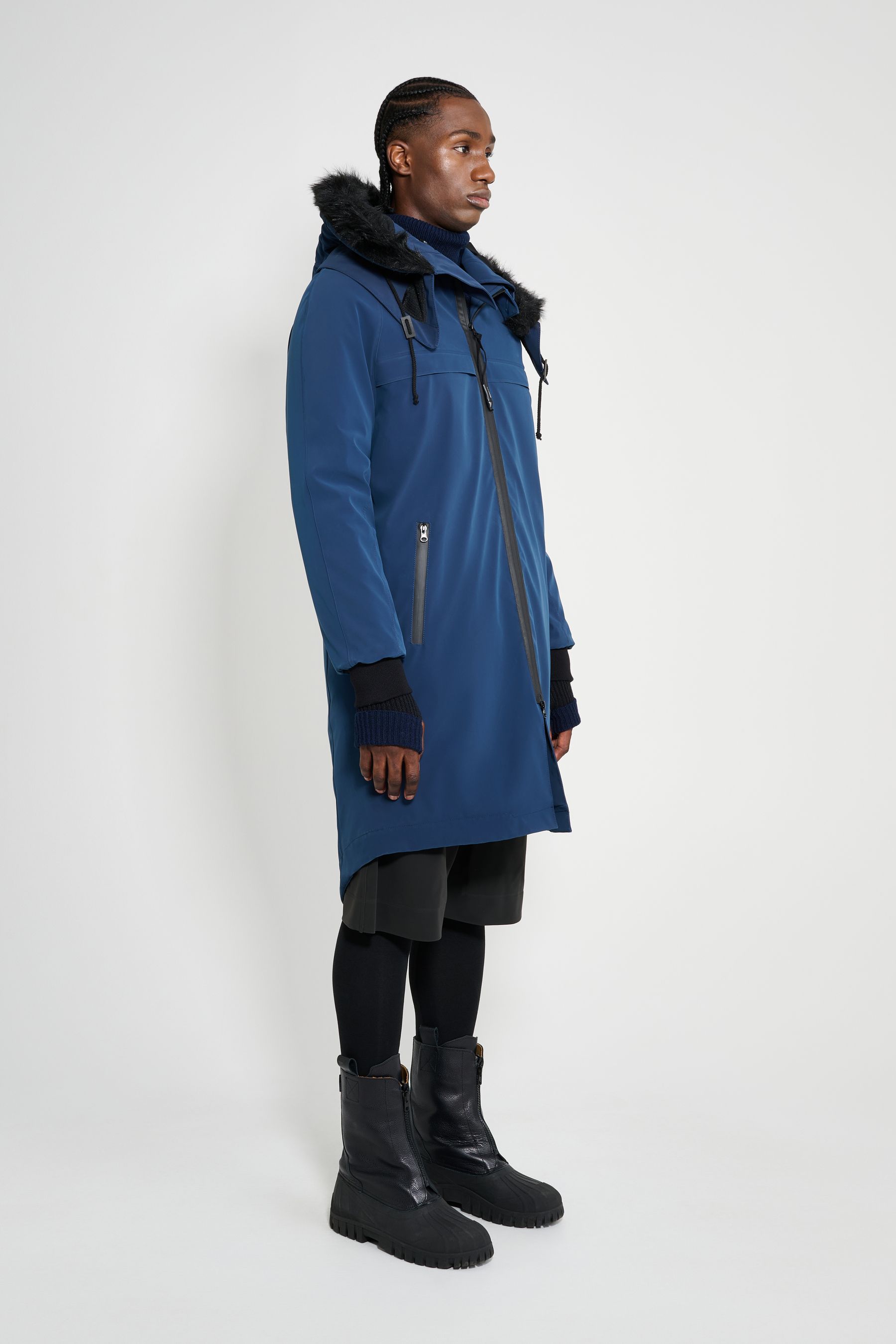 stutterheim kalix parka navy men jackets winter-coats