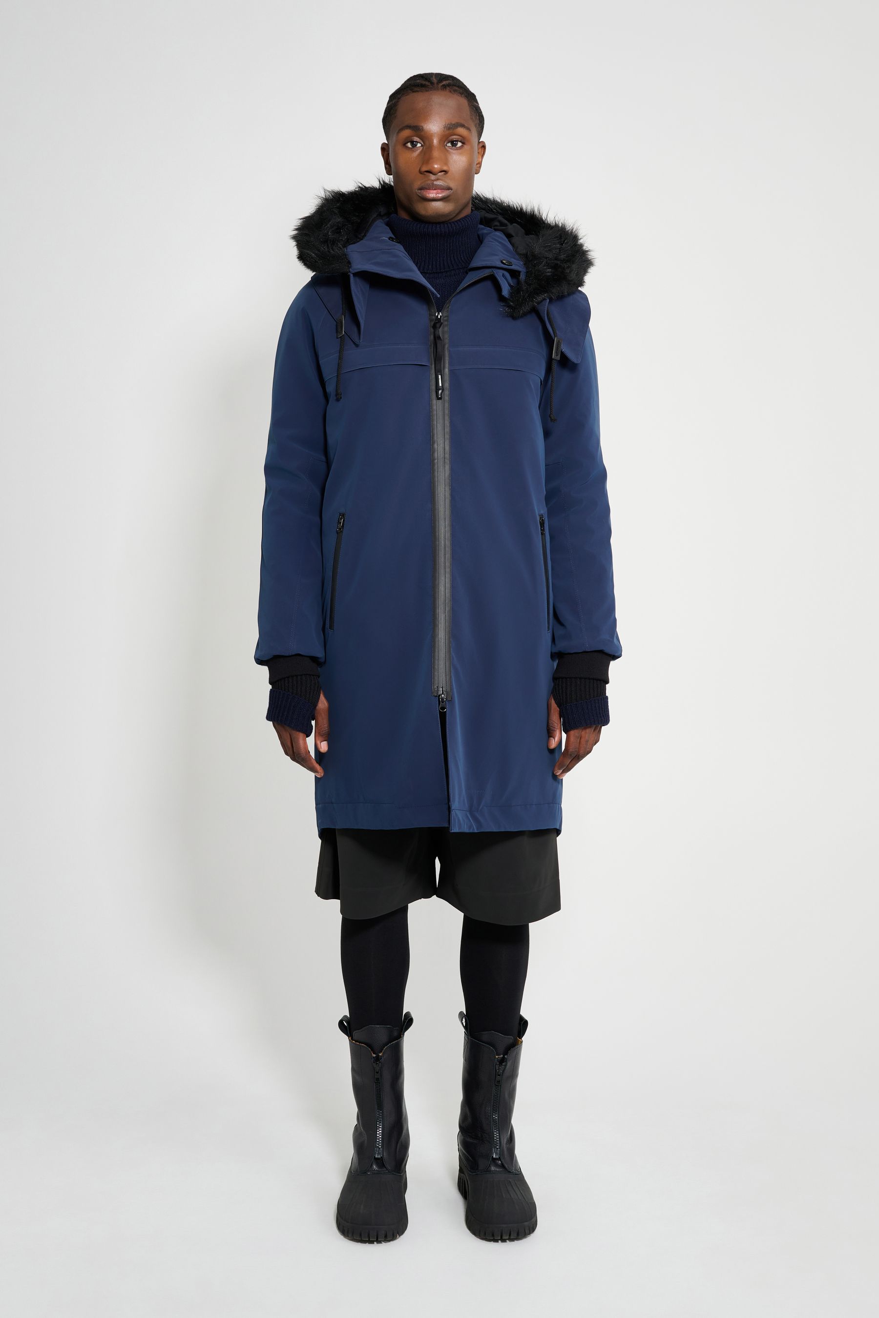 stutterheim kalix parka navy men jackets winter-coats