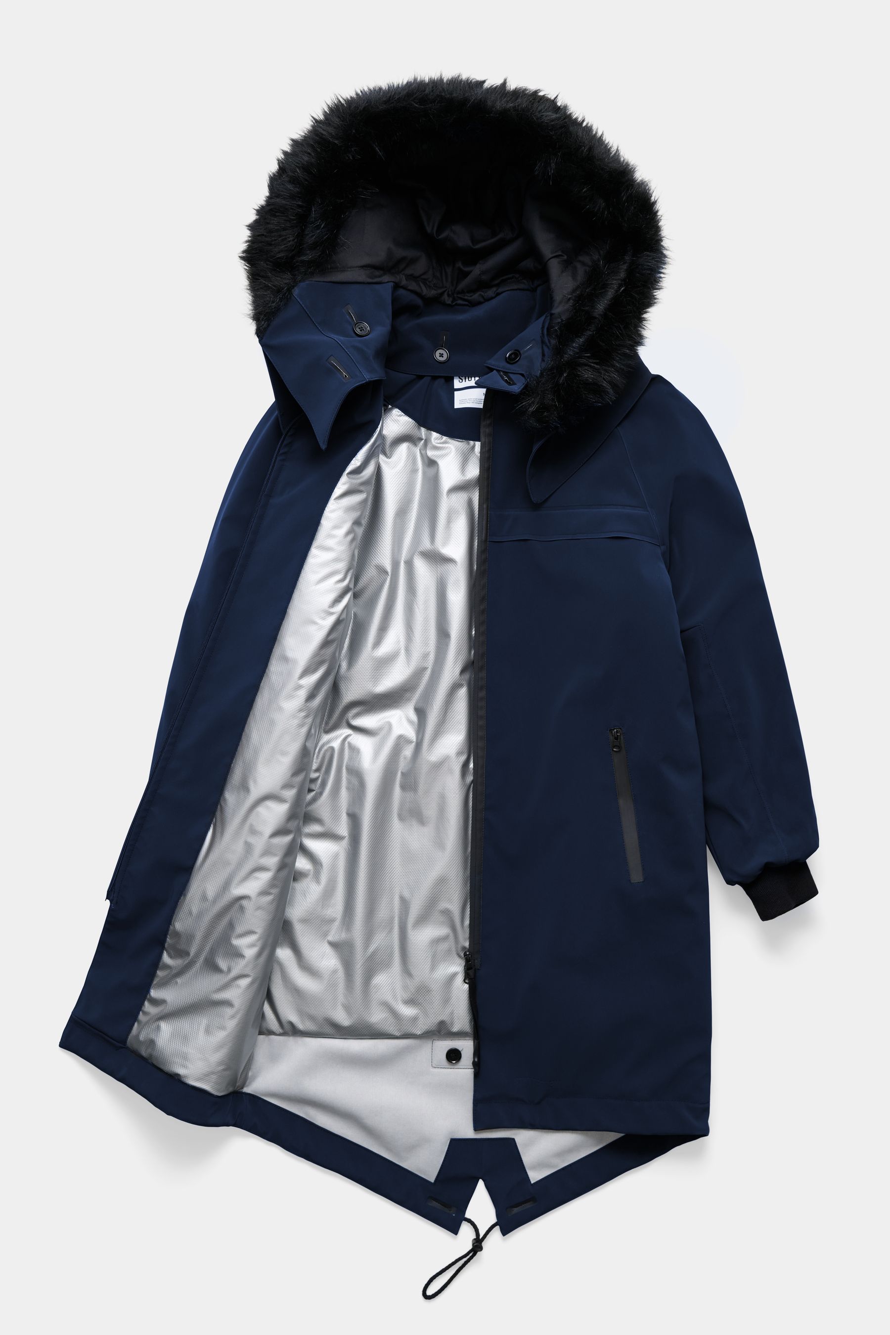 stutterheim kalix parka navy men jackets winter-coats