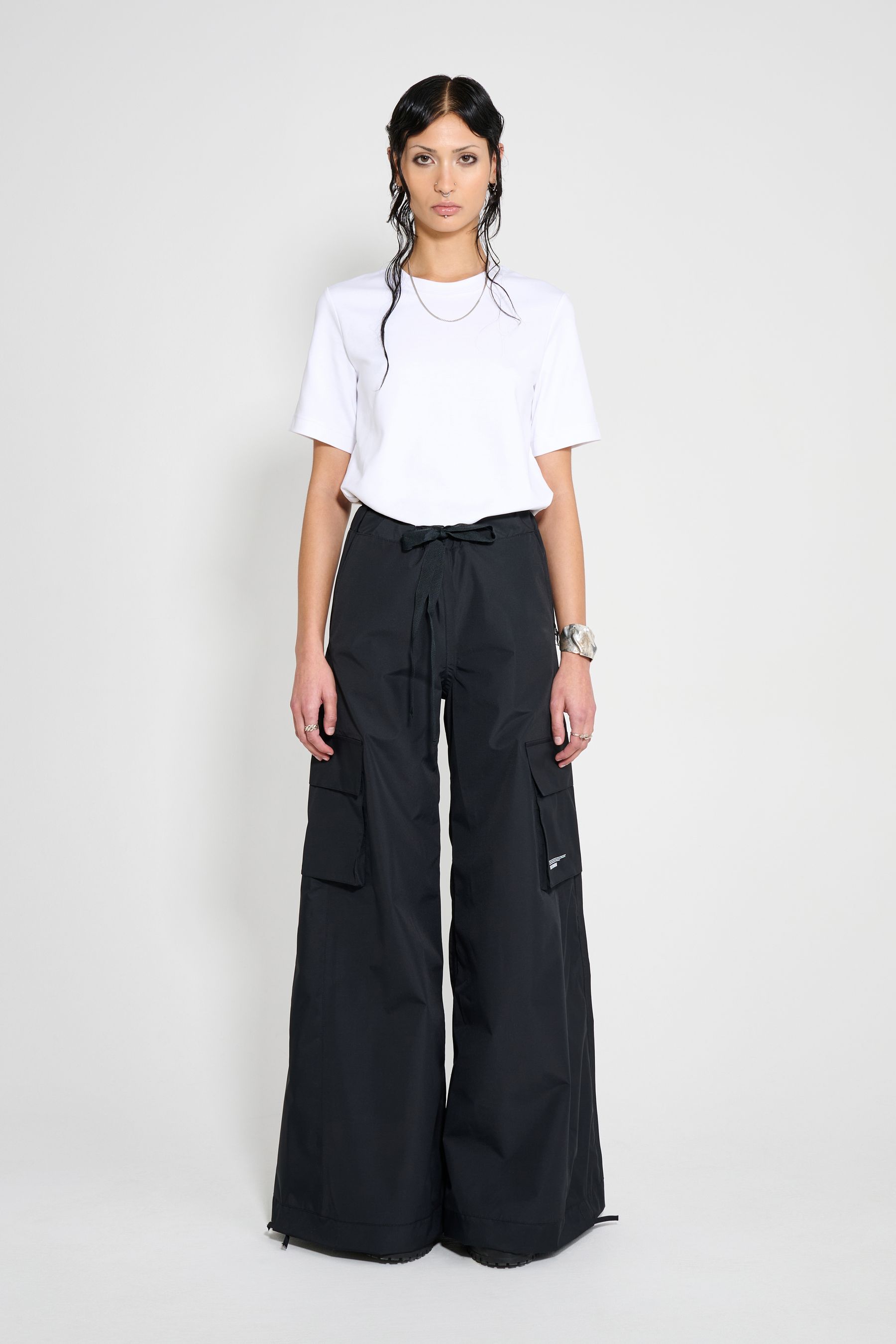 stutterheim karla pocket lightweight trousers black women bottoms
