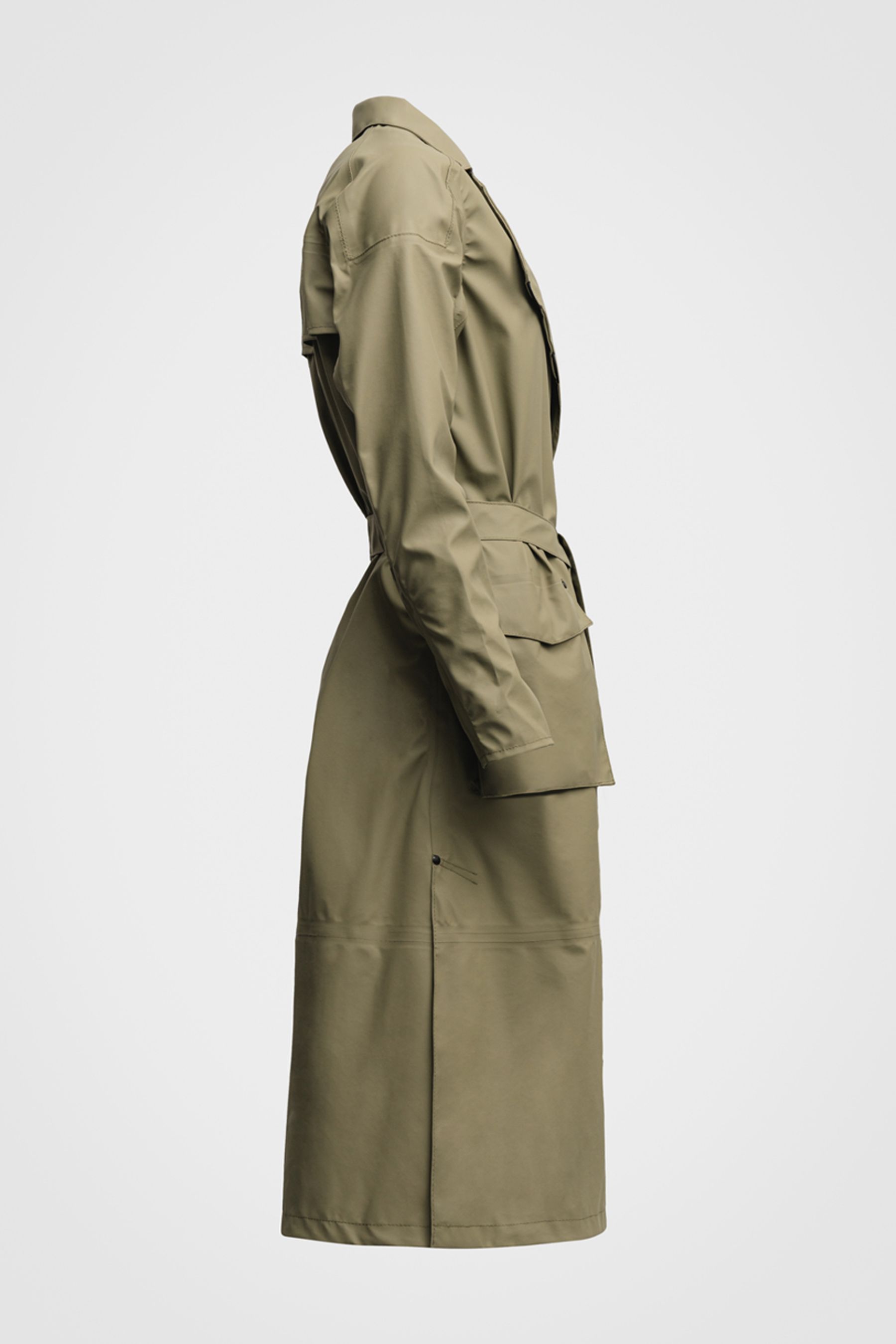 stutterheim kista lightweight trench coat aloe women jackets trench-coats