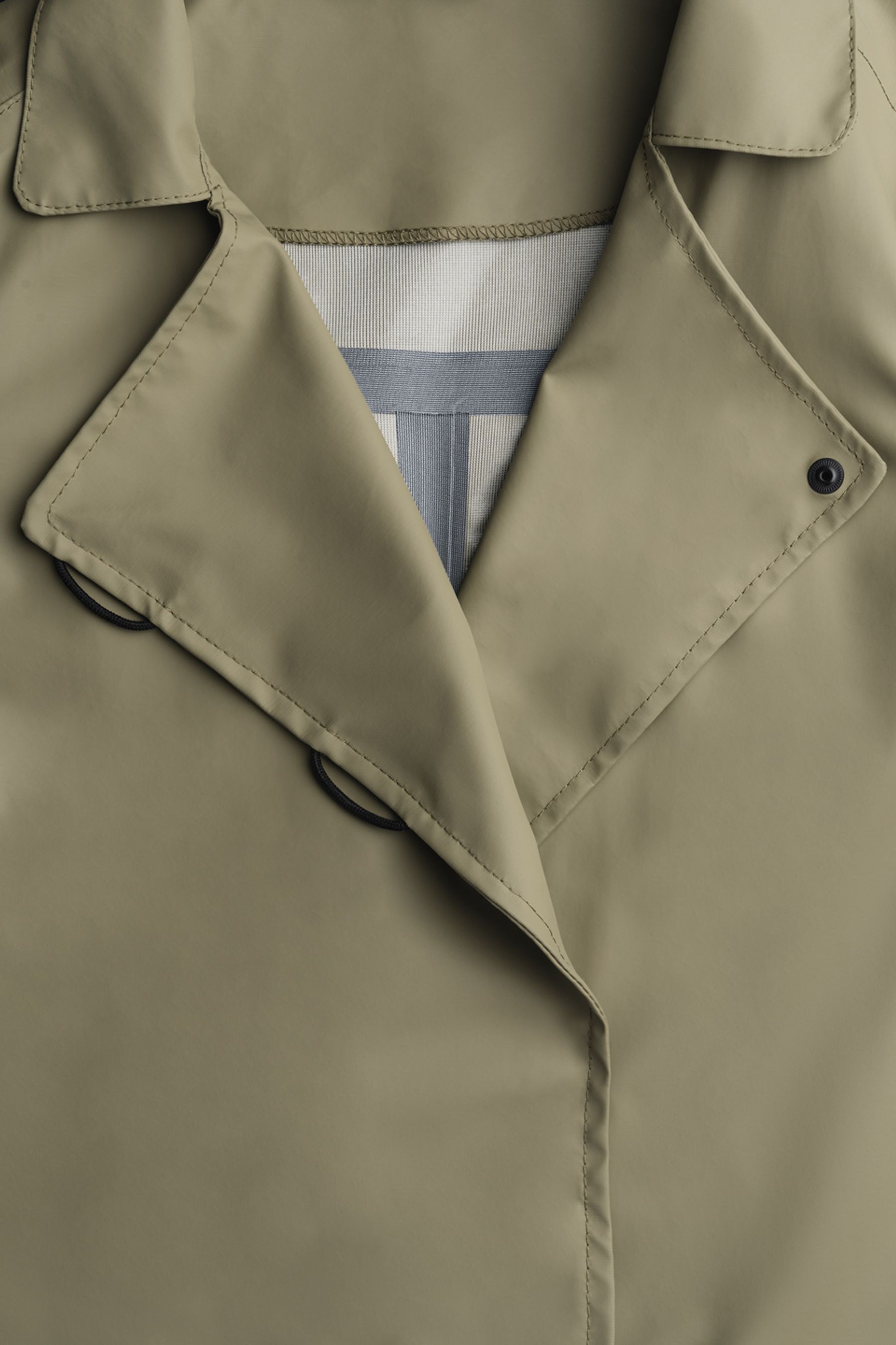 stutterheim kista lightweight trench coat aloe women jackets trench-coats