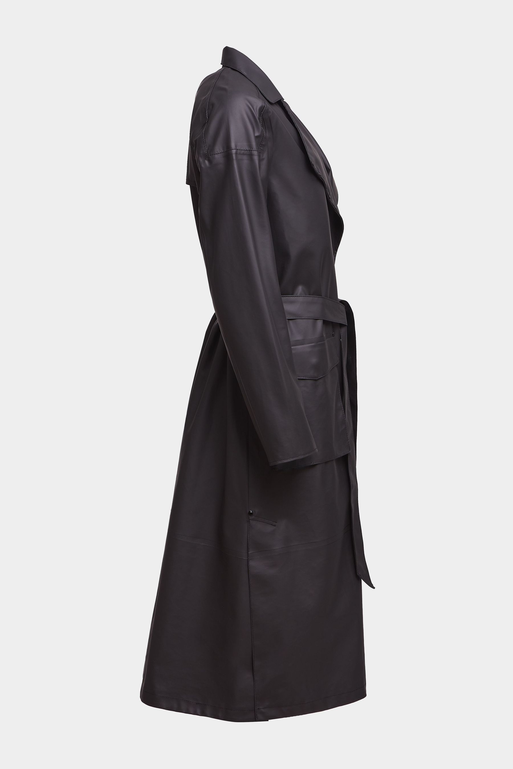 stutterheim kista lightweight trench coat black women jackets trench-coats