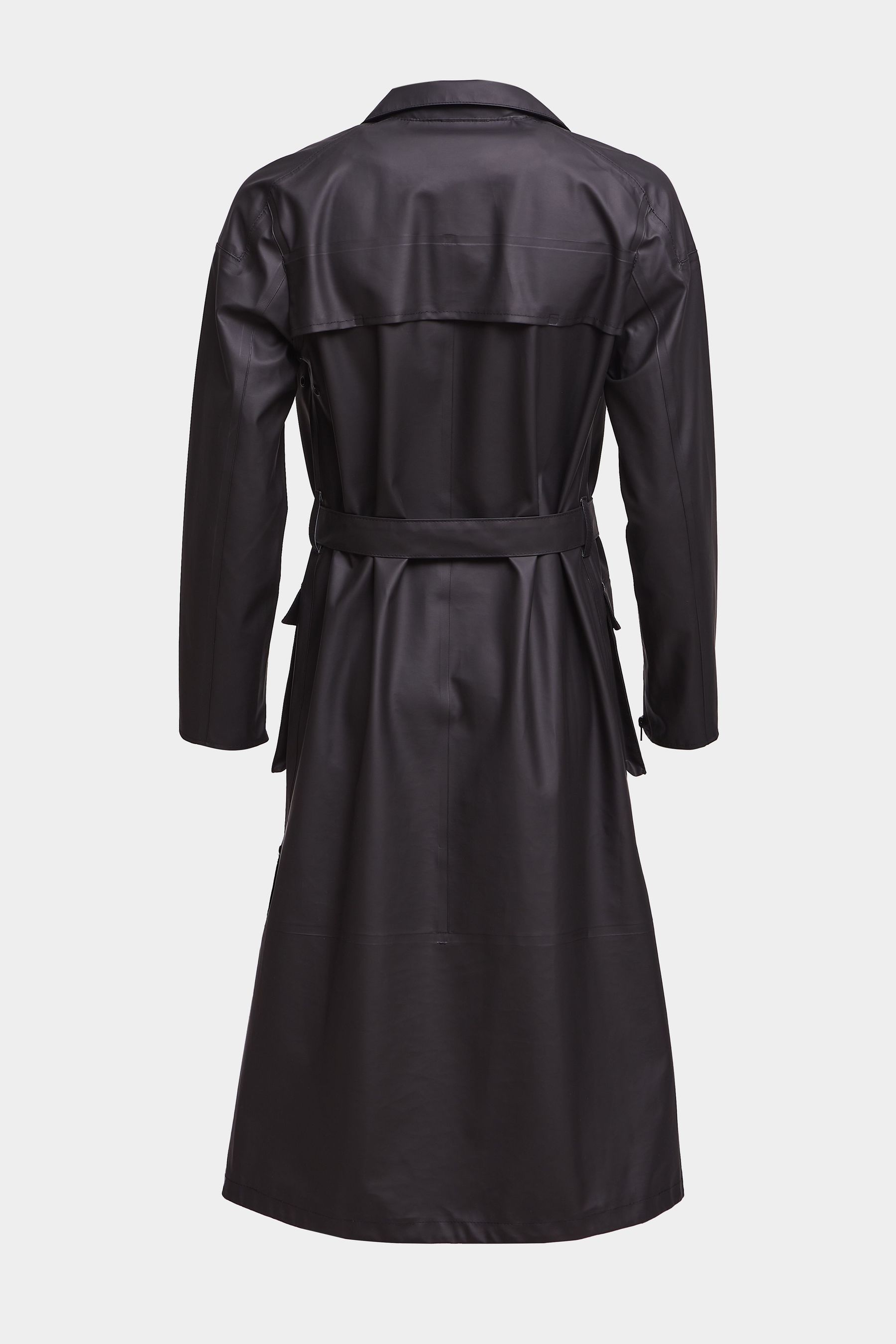 stutterheim kista lightweight trench coat black women jackets trench-coats